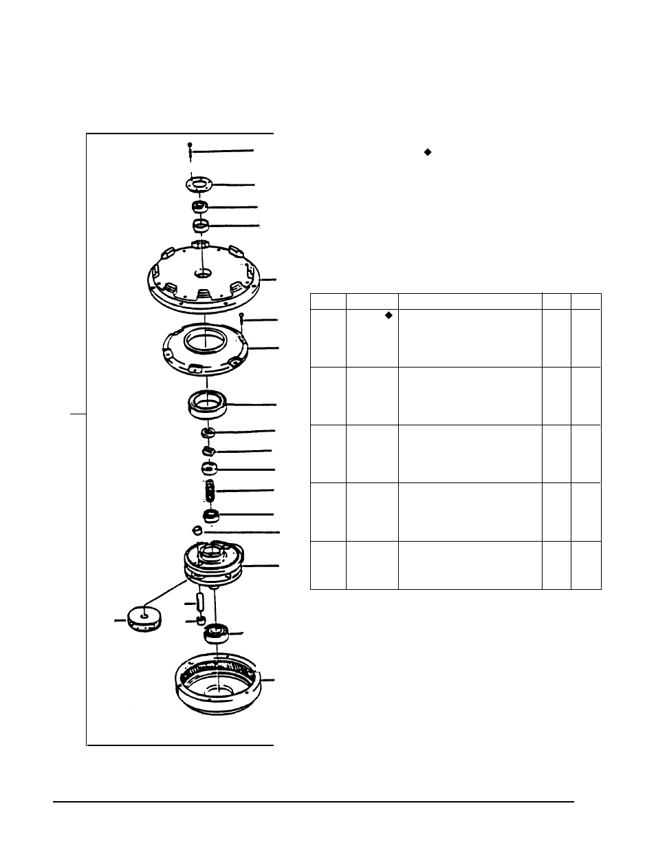 Gearbox assembly drawing & parts list | Clarke ALTO C2K Series User Manual | Page 34 / 42