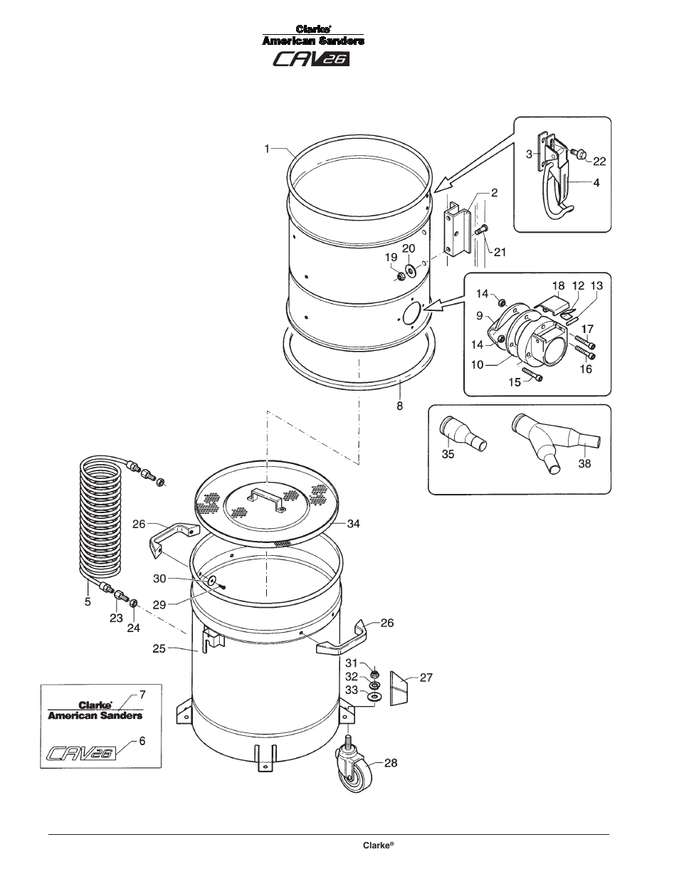 Clarke CAV 26 User Manual | Page 12 / 20