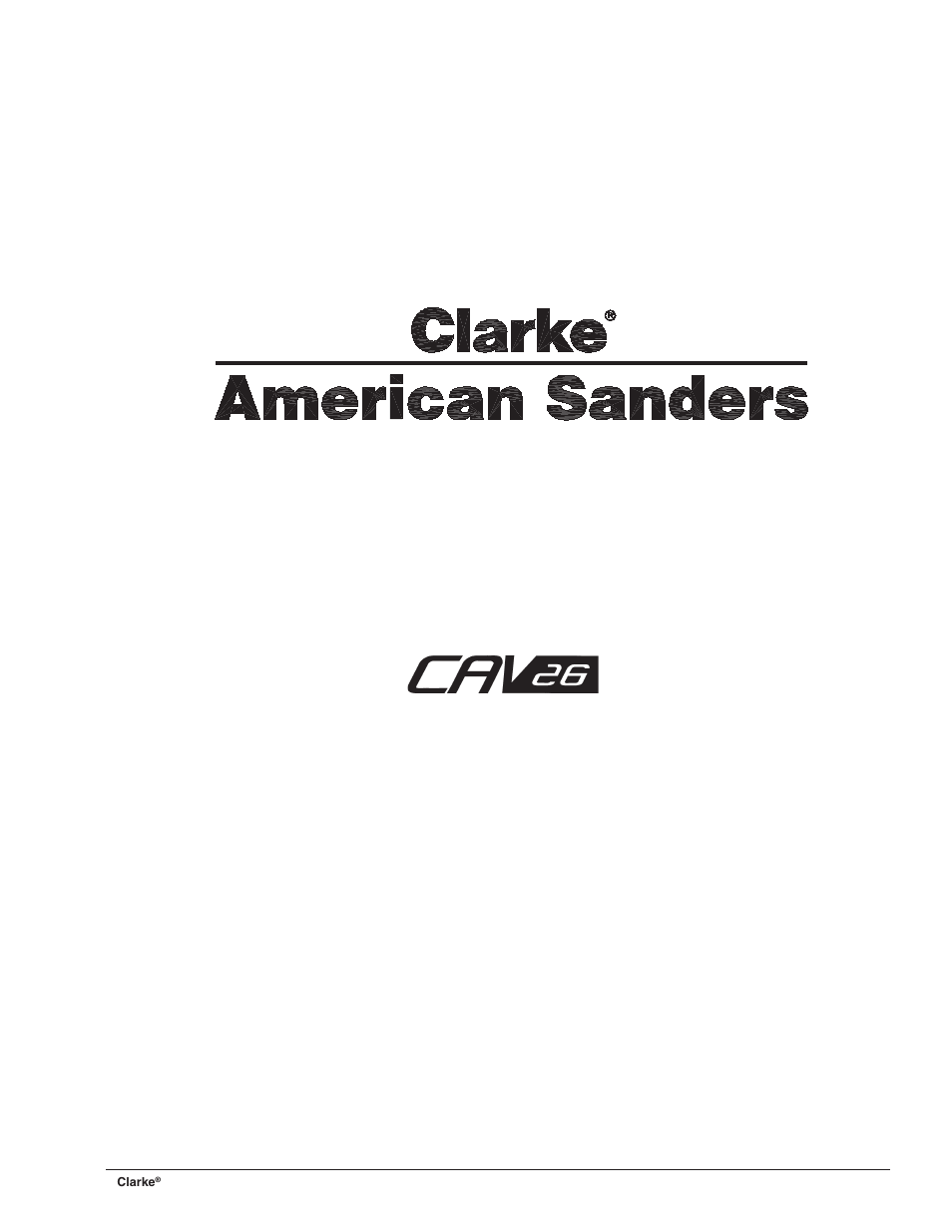 Parts and service | Clarke CAV 26 User Manual | Page 9 / 20
