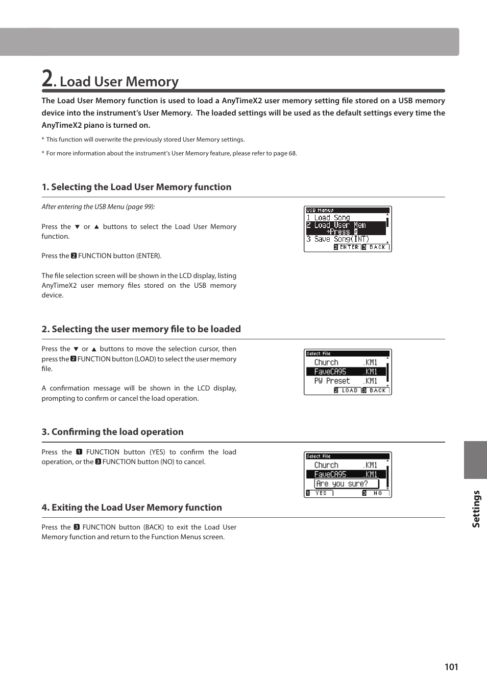 Kawai ATX2/ATX2-f User Manual | Page 101 / 120