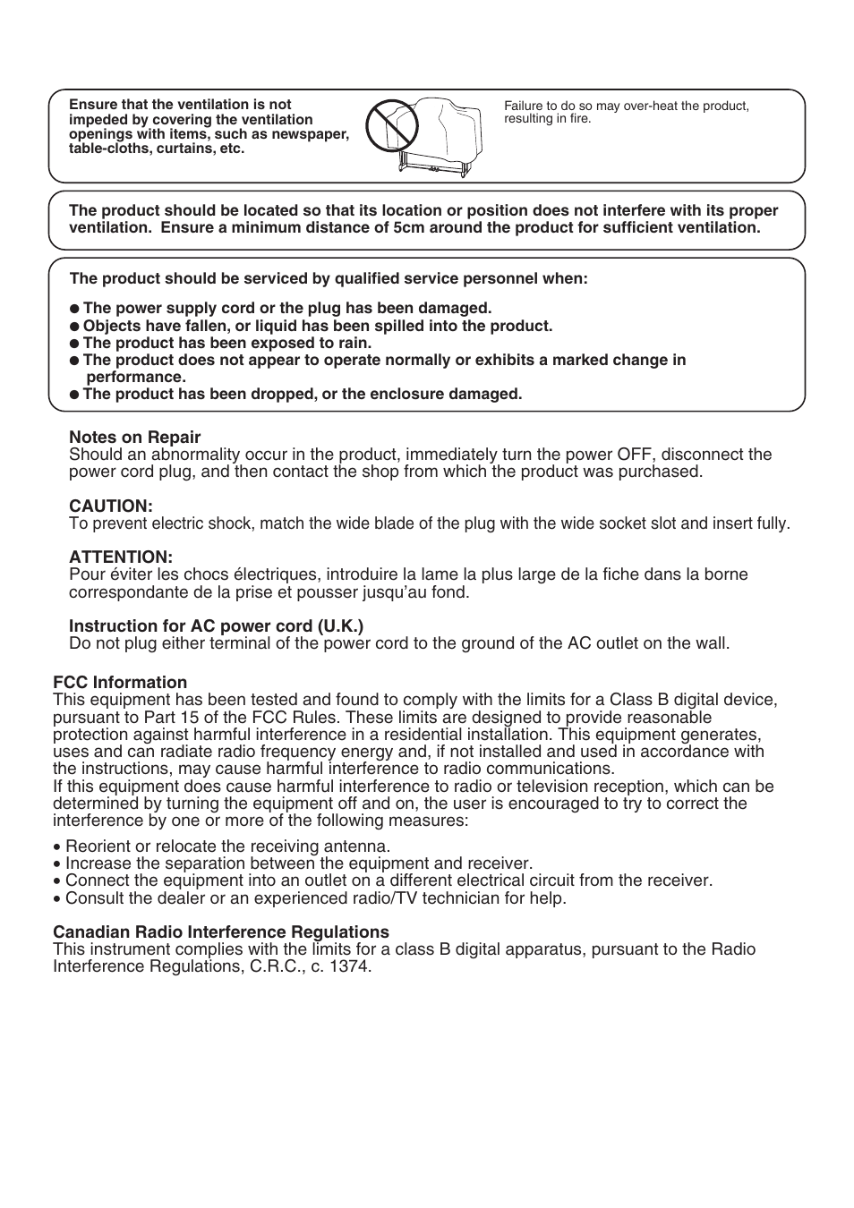 Kawai ATX2/ATX2-f User Manual | Page 7 / 120