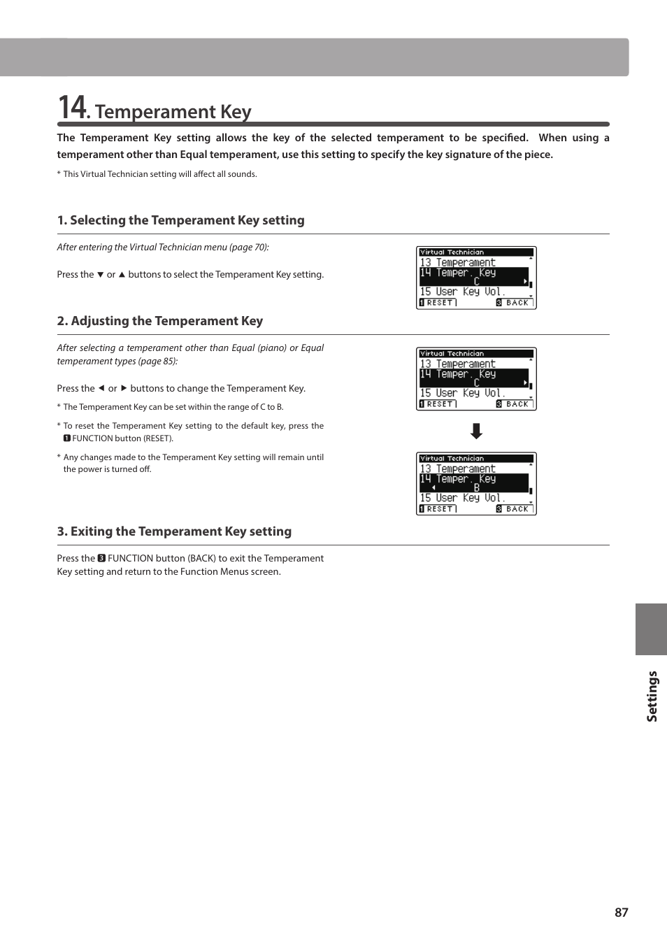 Temperament key | Kawai ATX2/ATX2-f User Manual | Page 87 / 120