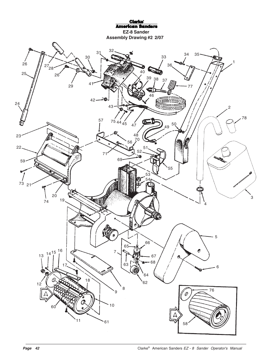 Clarke EZ-8 User Manual | Page 42 / 46