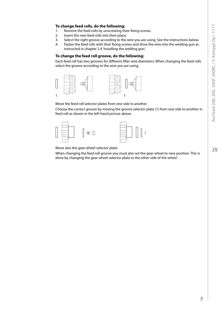 Kemppi ArcFeed 200 User Manual | Page 11 / 20