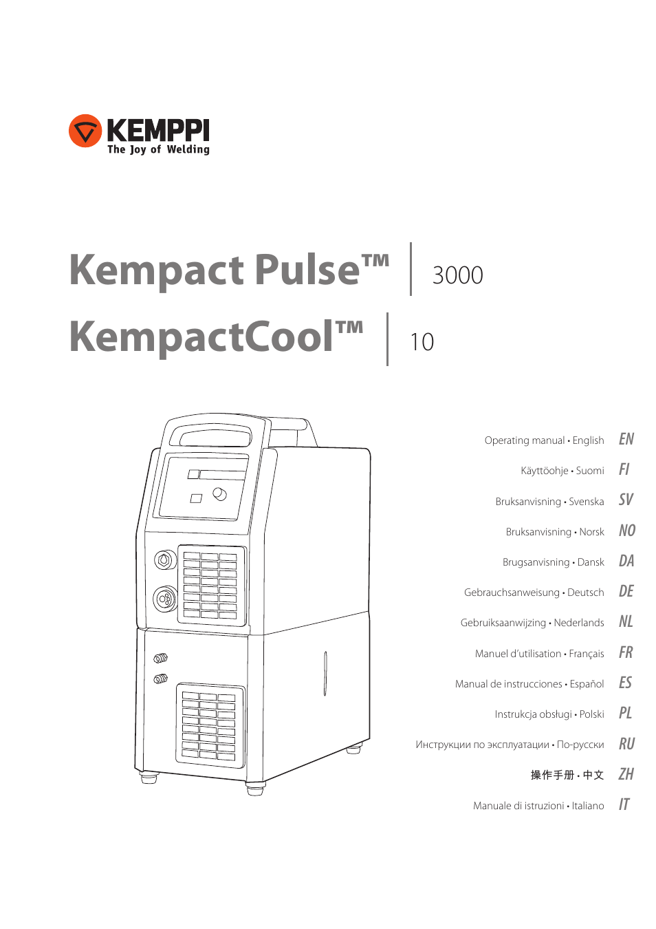 Kemppi Kempact Pulse 3000 User Manual | 24 pages