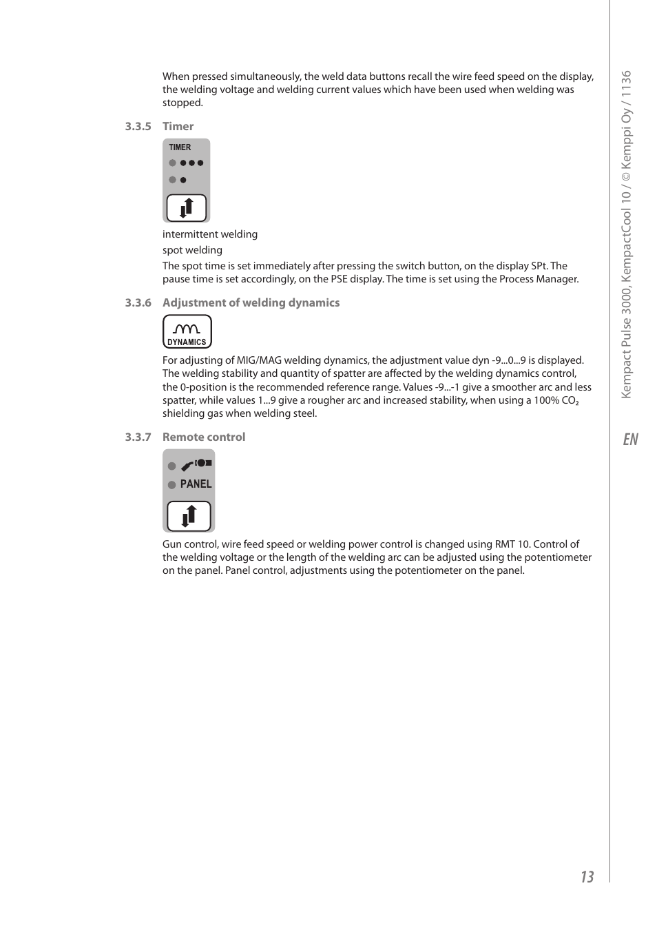 Kemppi Kempact Pulse 3000 User Manual | Page 15 / 24