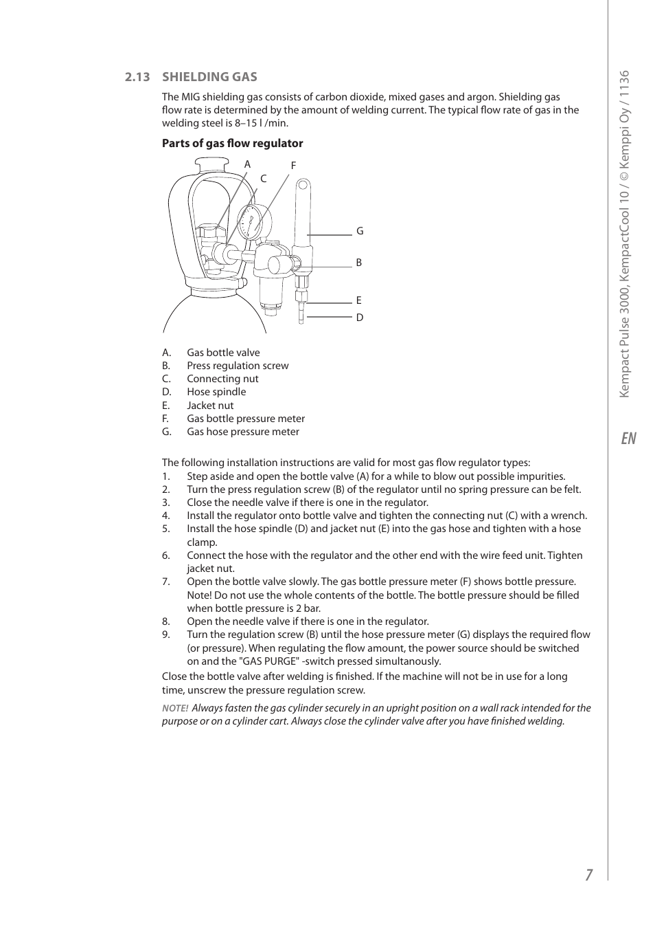 Kemppi Kempact Pulse 3000 User Manual | Page 9 / 24