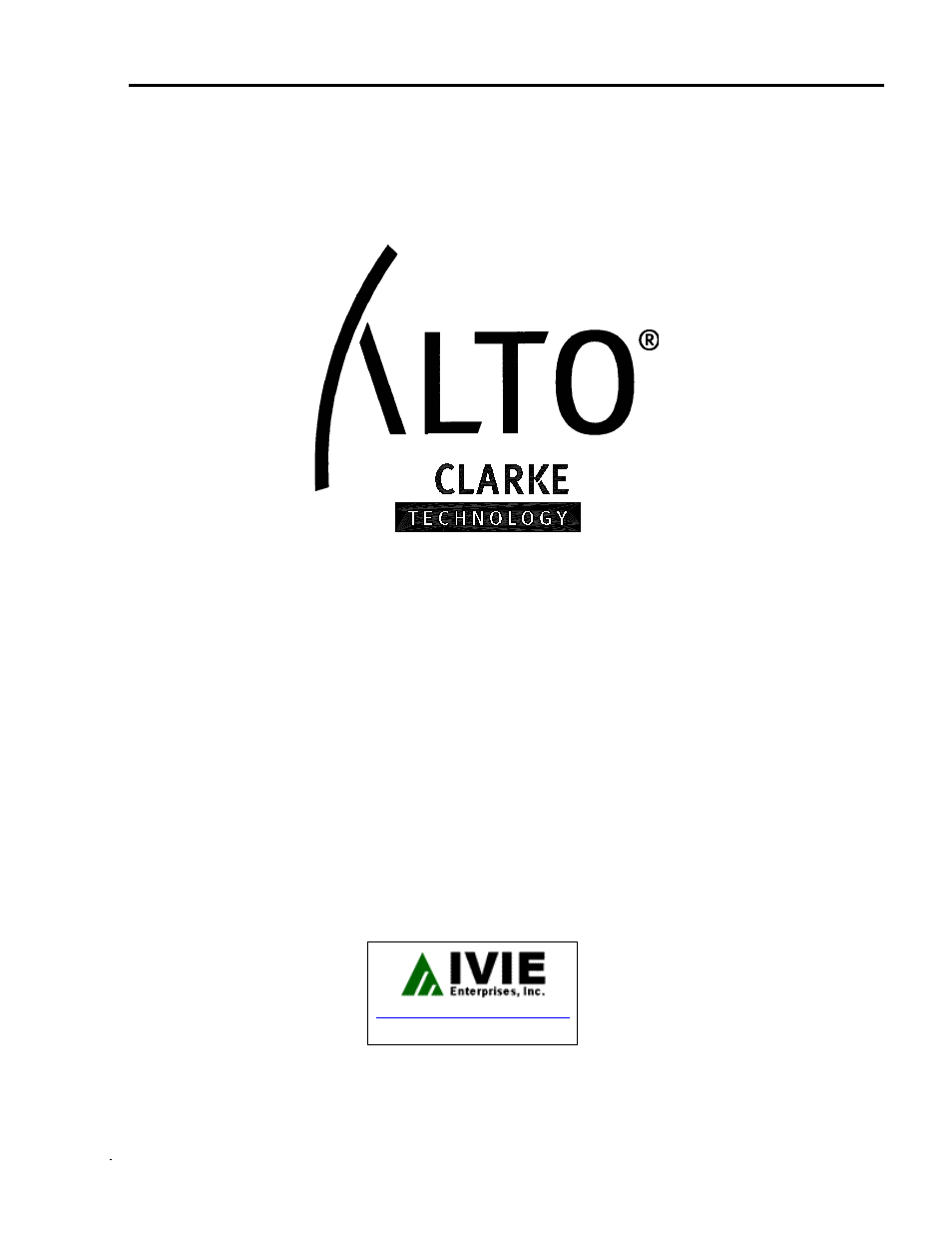 Clarke ALTO 2300 User Manual | 7 pages