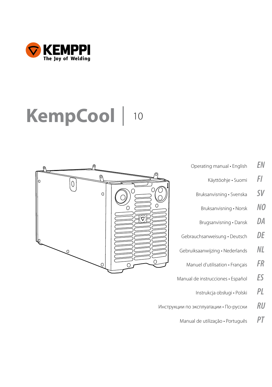 Kemppi KempCool 10 User Manual | 12 pages