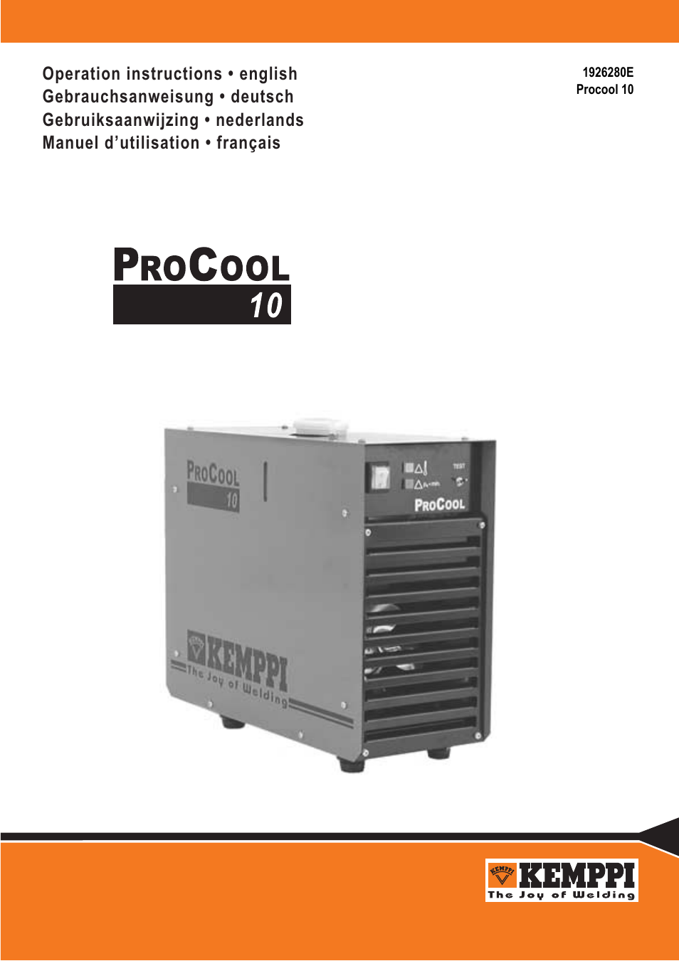 Kemppi Procool 10 User Manual | 11 pages