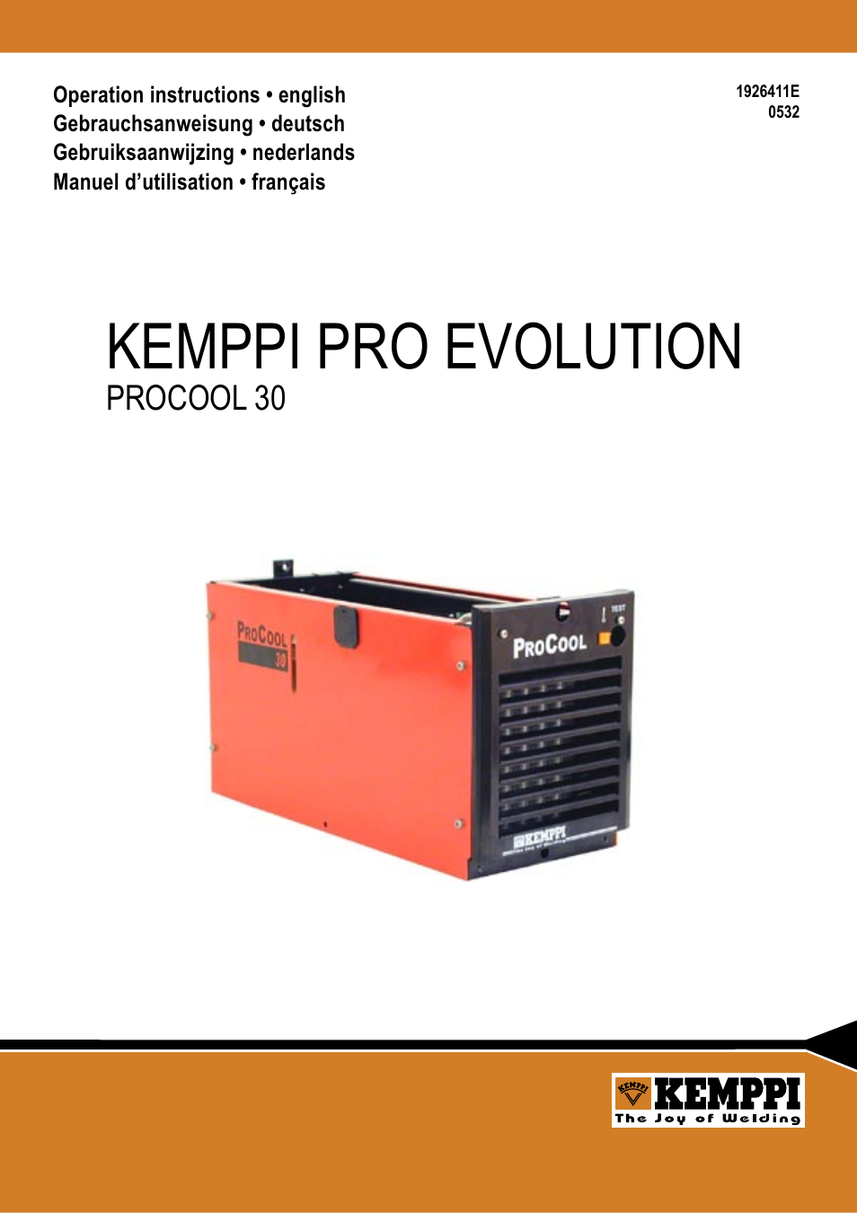 Kemppi Procool 30 User Manual | 9 pages