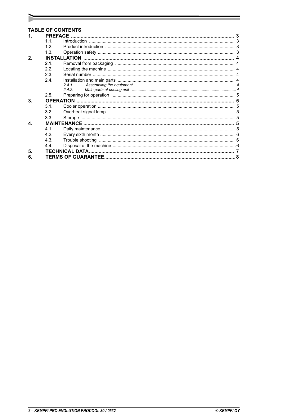 Kemppi Procool 30 User Manual | Page 2 / 9