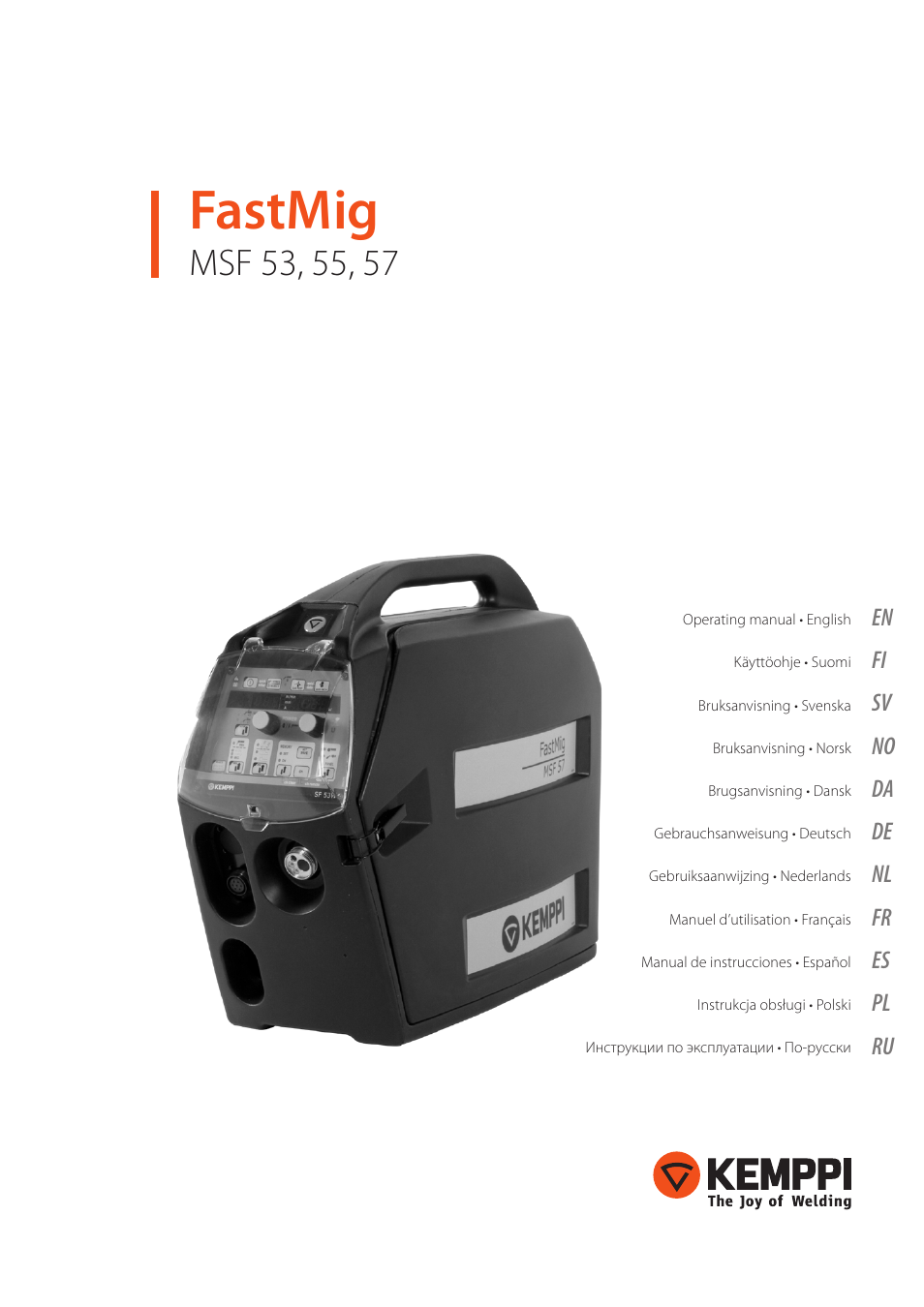 Kemppi MSF 53 User Manual | 32 pages