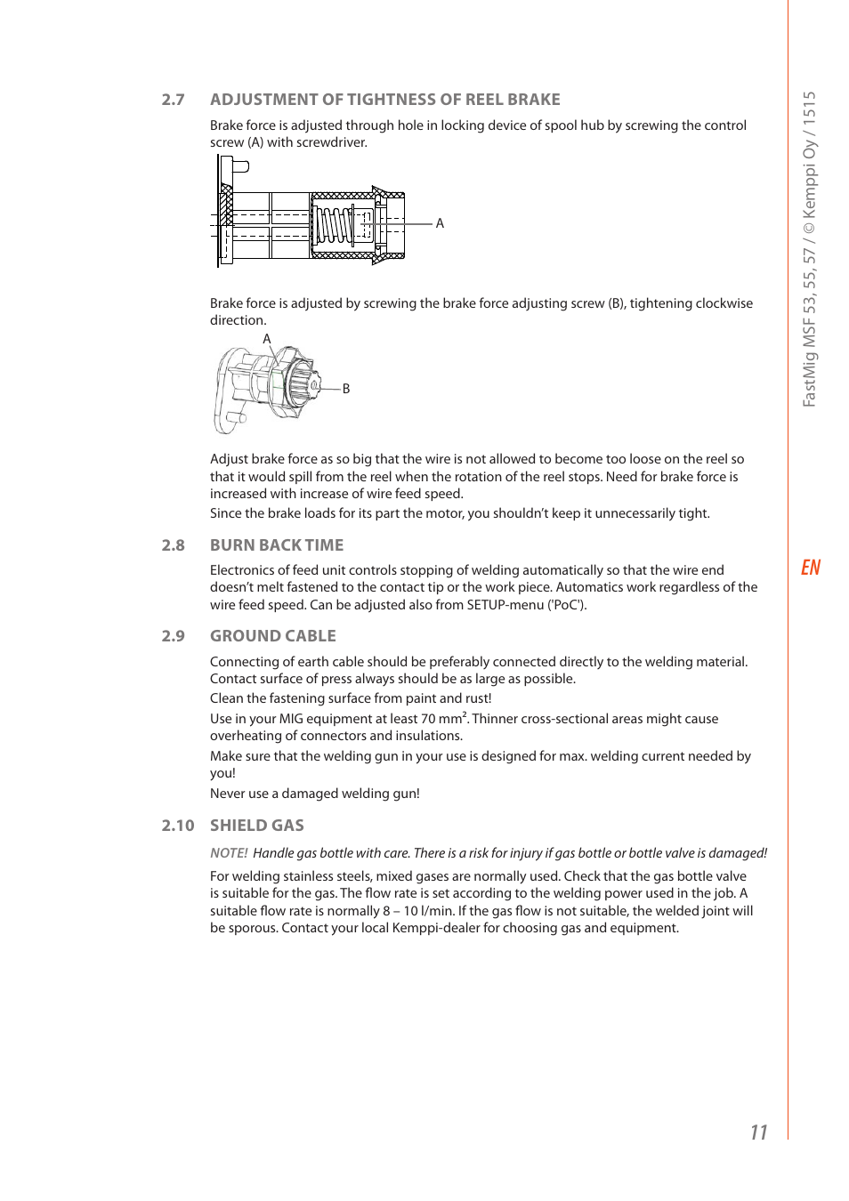 Kemppi MSF 53 User Manual | Page 13 / 32