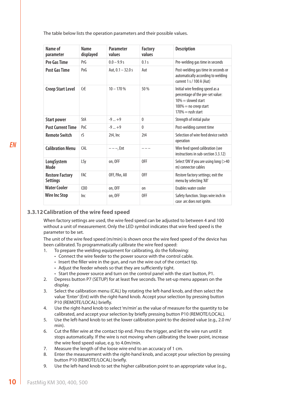 Kemppi KM 300 User Manual | Page 12 / 18