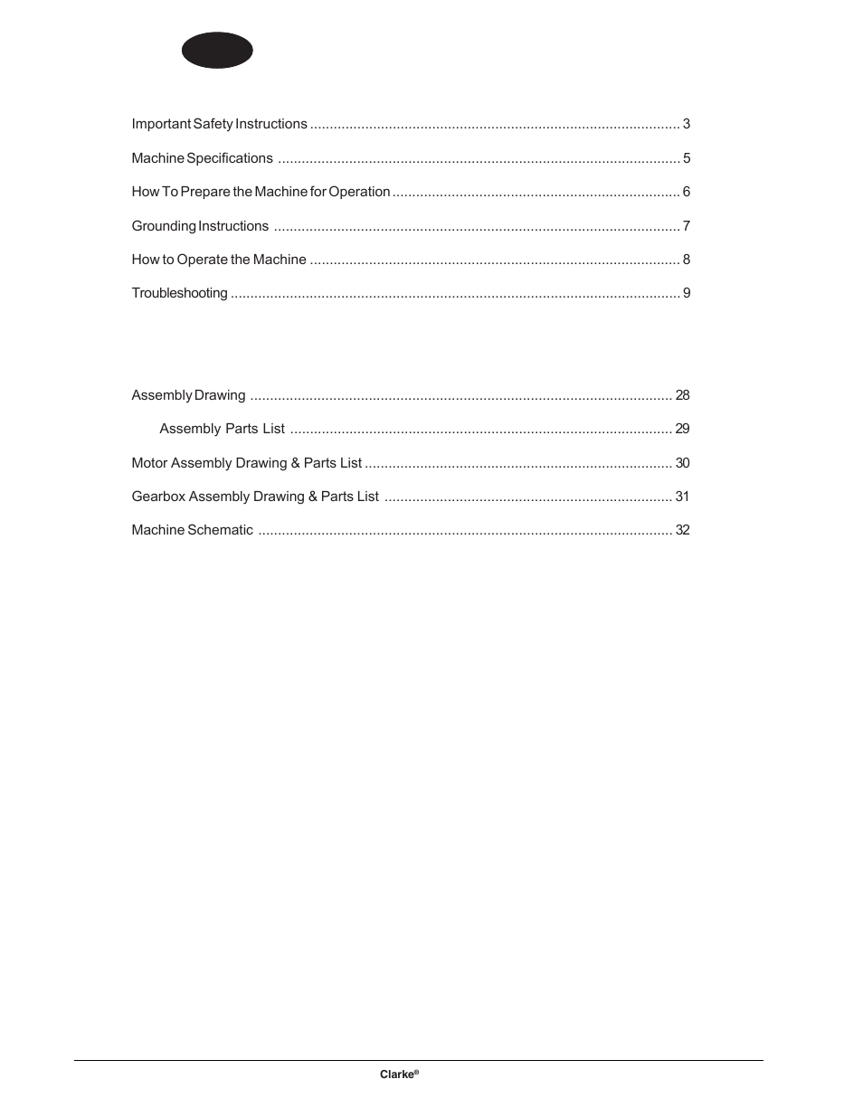 En english, Contents of this book | Clarke RS-16 DC User Manual | Page 2 / 15