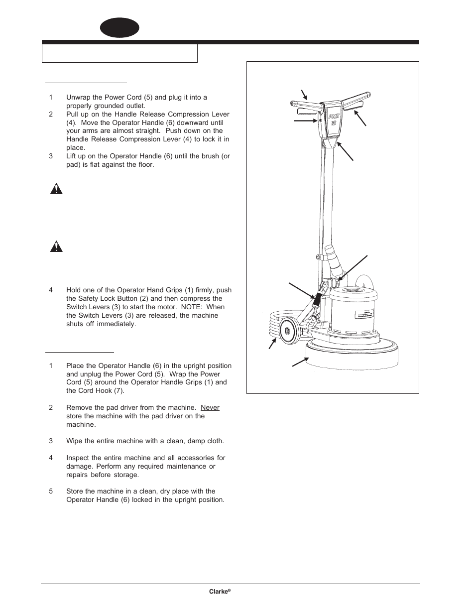 En english | Clarke RS-16 DC User Manual | Page 8 / 15
