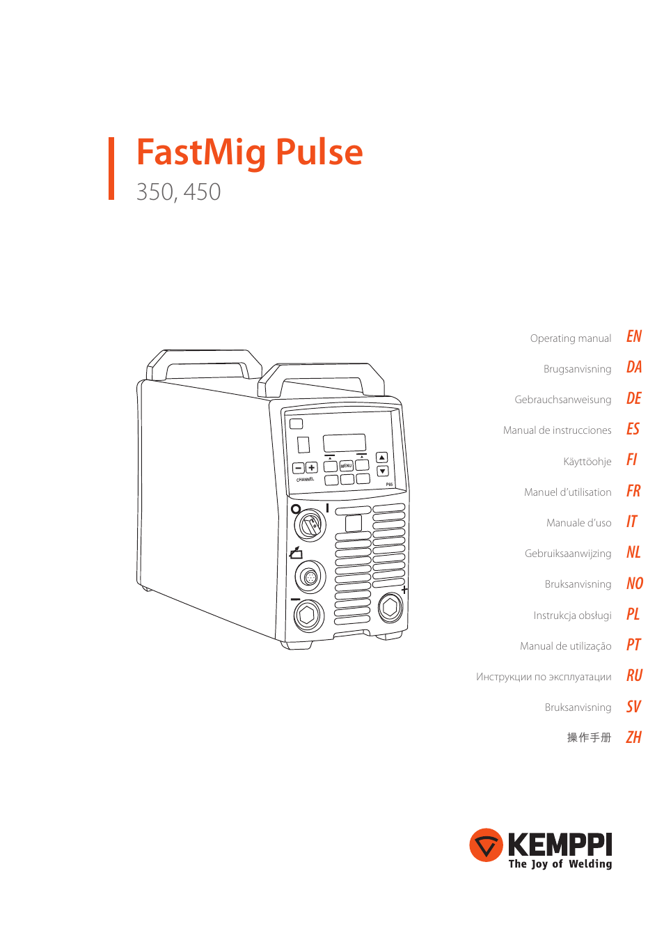 Kemppi FastMig Pulse 350 User Manual | 30 pages