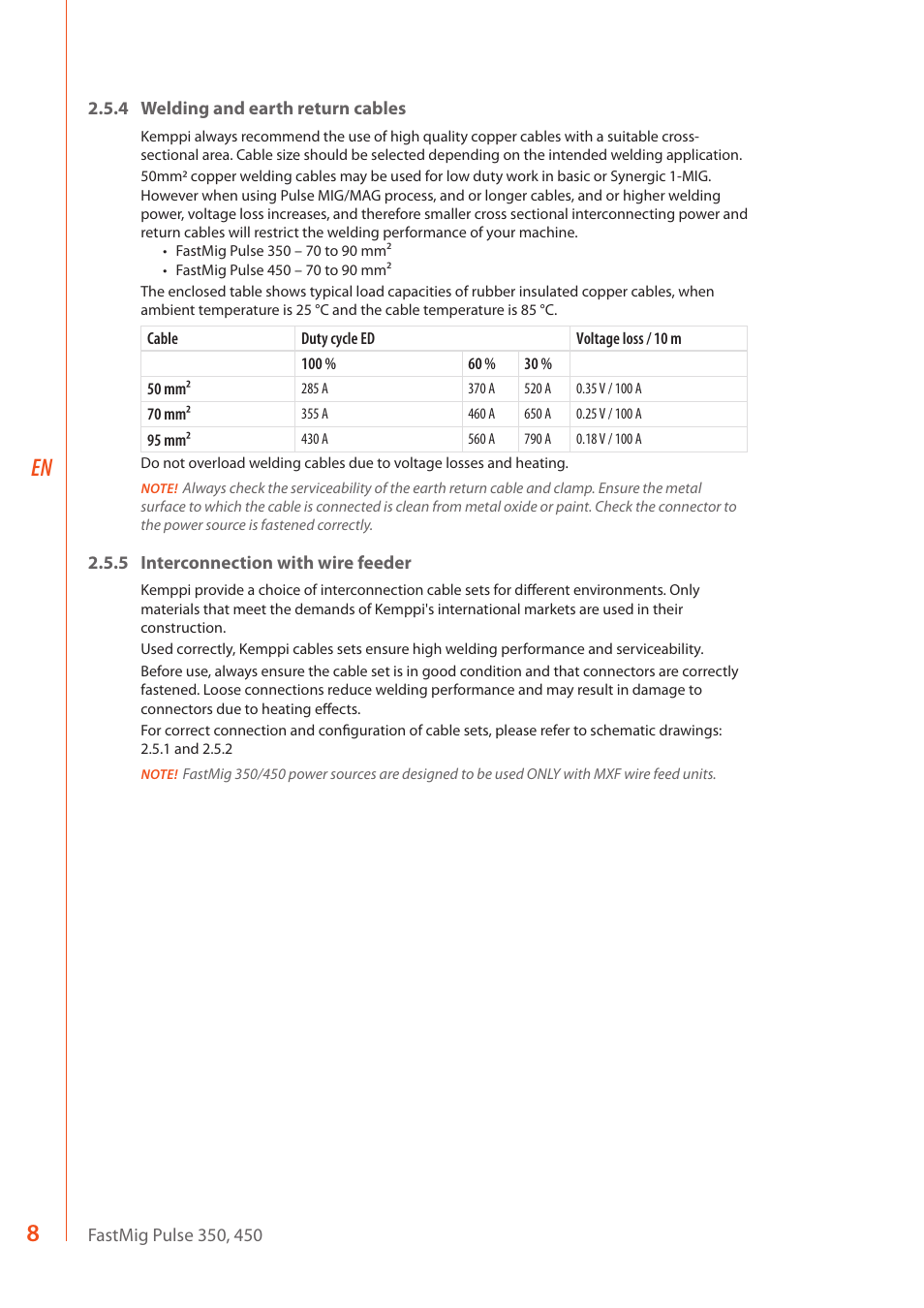 Kemppi FastMig Pulse 350 User Manual | Page 10 / 30