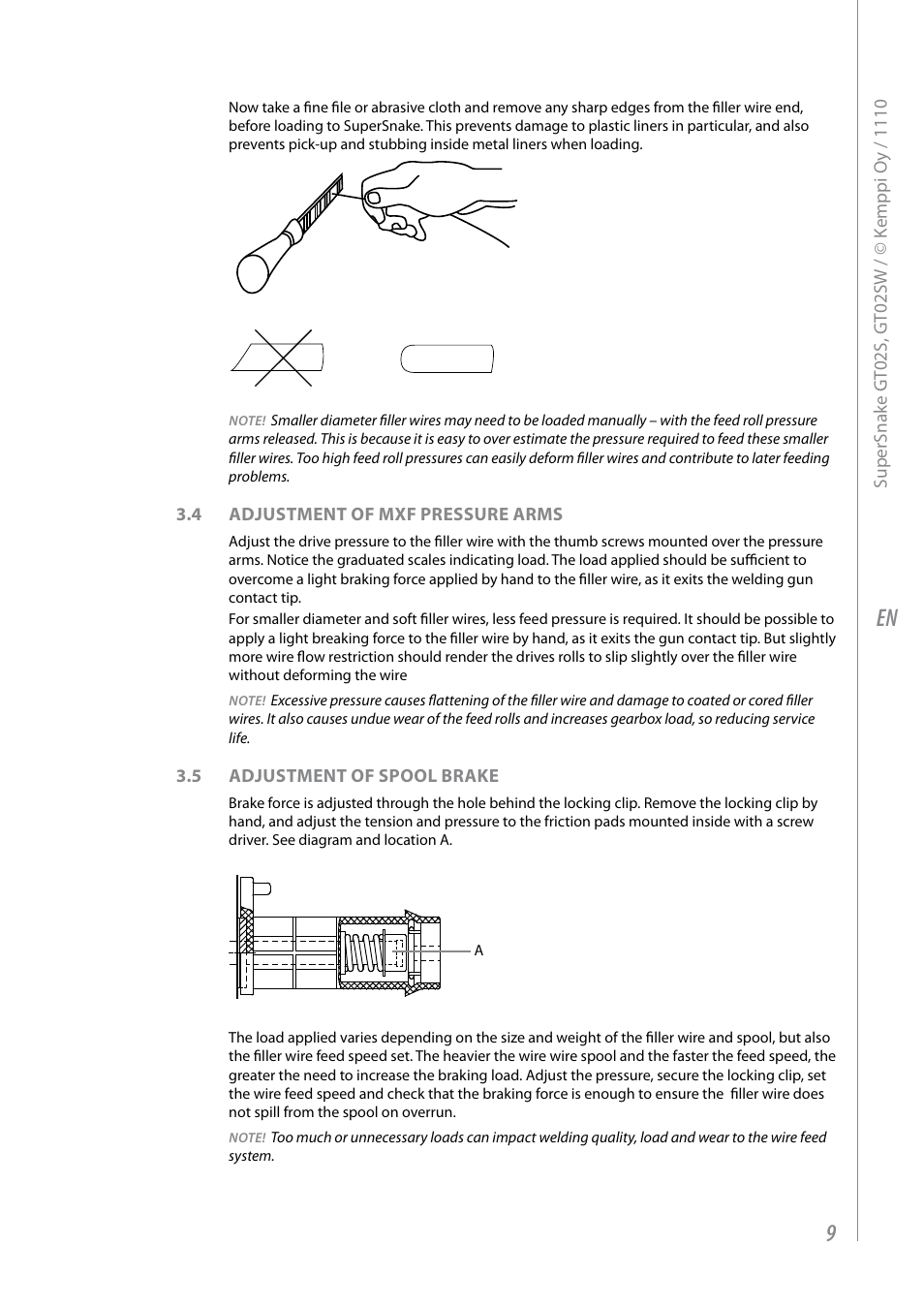 Kemppi GT02S User Manual | Page 11 / 18