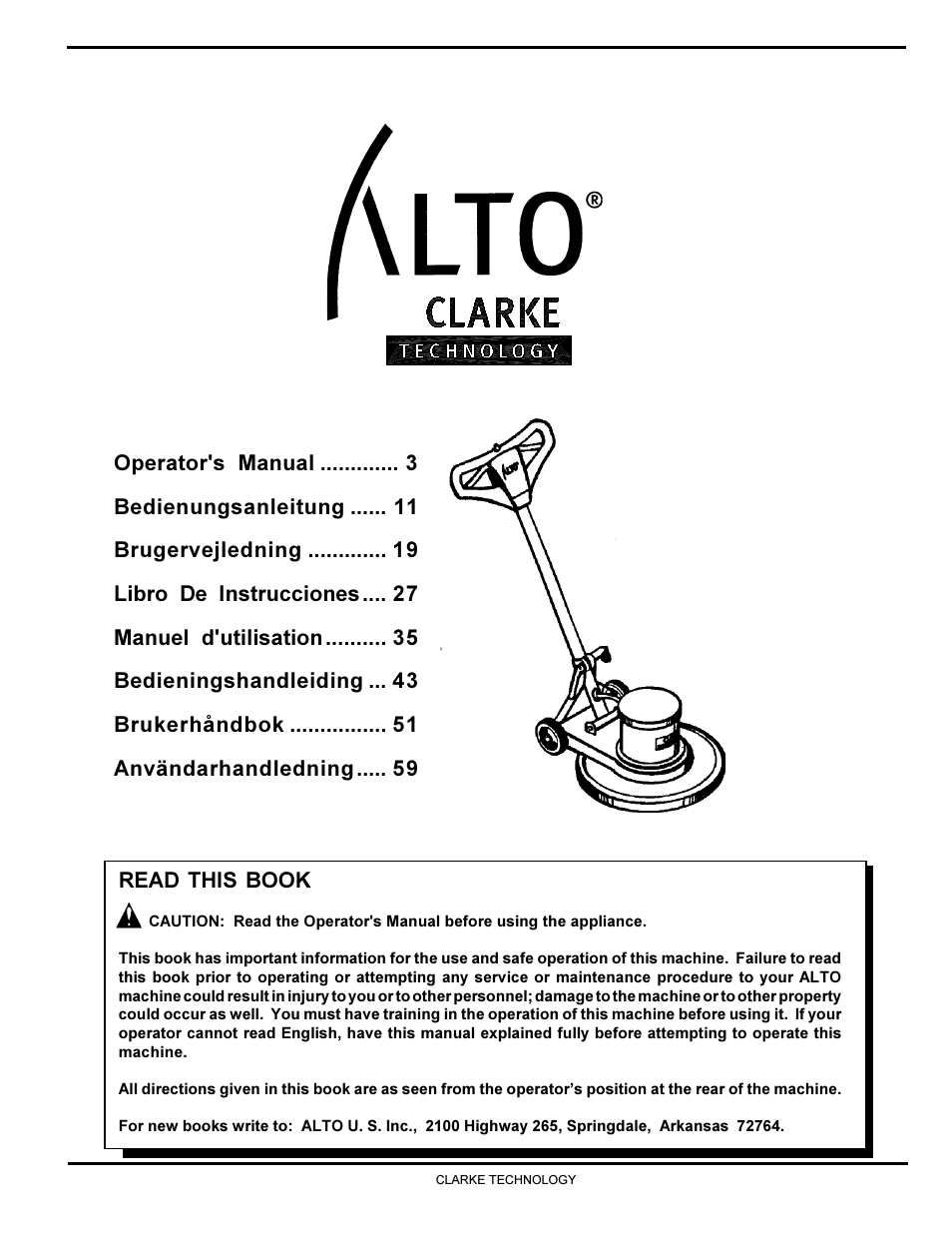 Clarke C2K SERIES User Manual | 88 pages