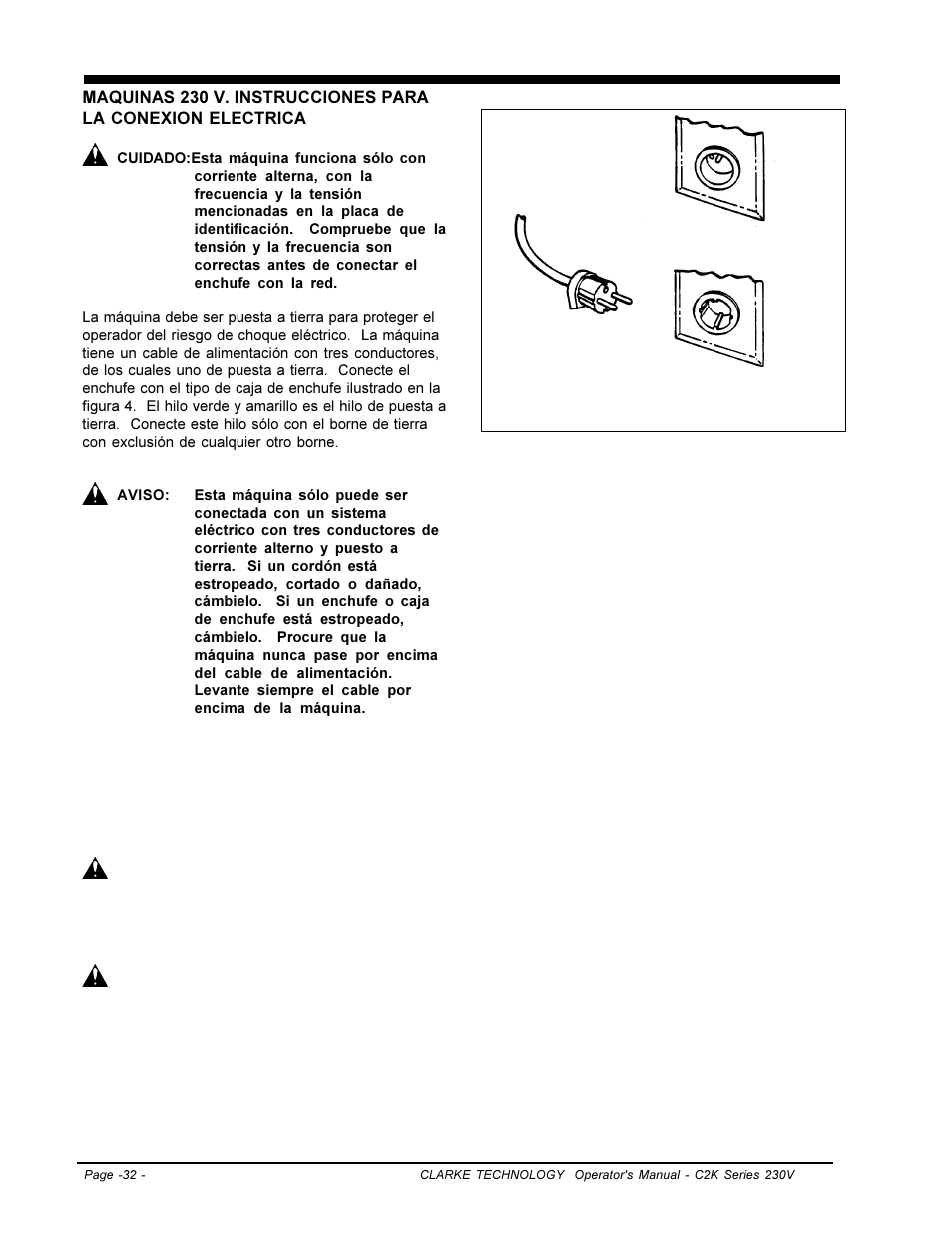 Clarke C2K SERIES User Manual | Page 32 / 88