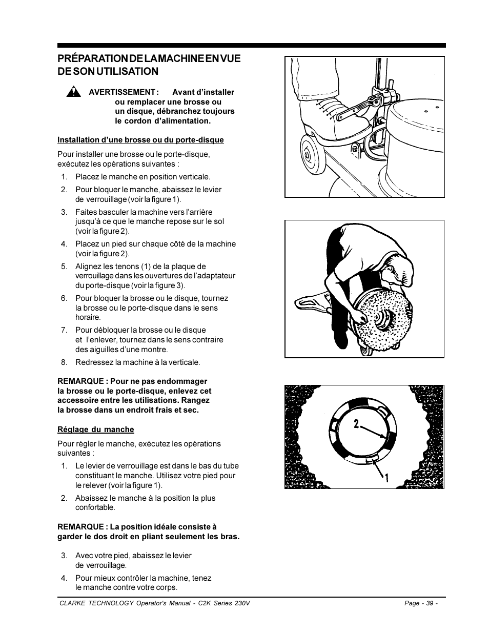 Clarke C2K SERIES User Manual | Page 39 / 88