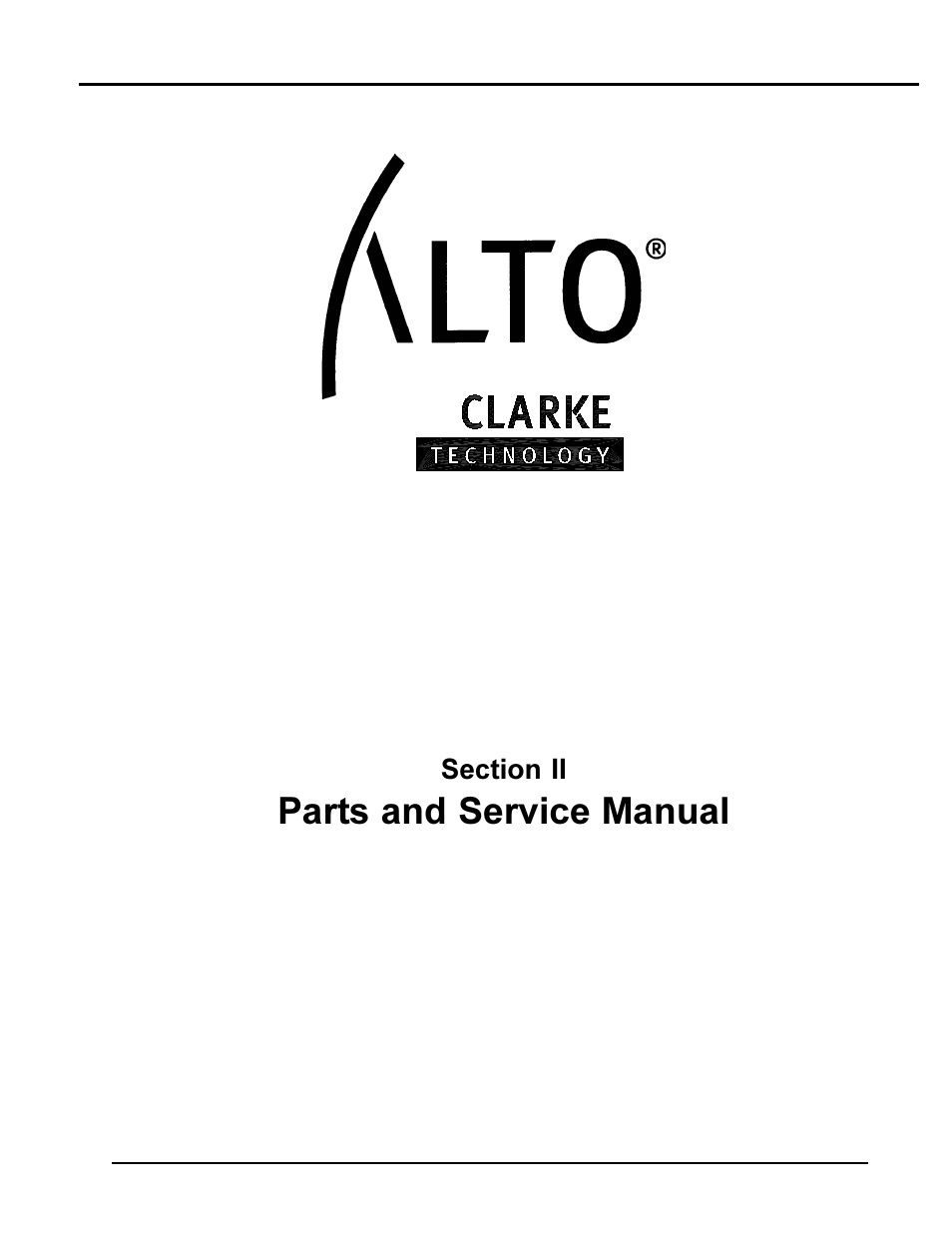 Parts and service manual | Clarke C2K SERIES User Manual | Page 67 / 88