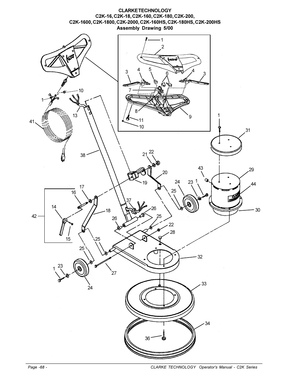 Clarke C2K SERIES User Manual | Page 68 / 88