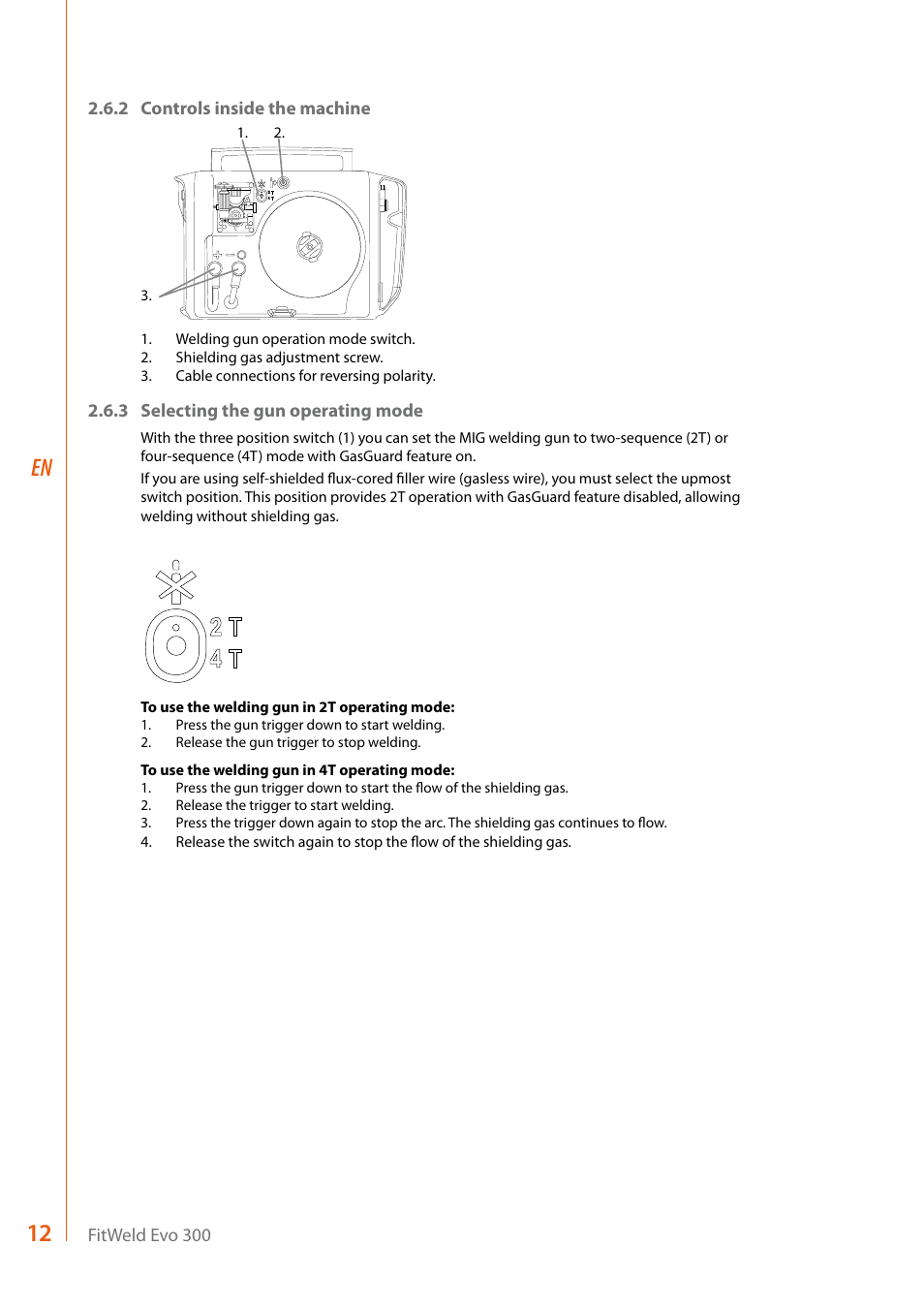 12 en | Kemppi Evo 300 User Manual | Page 14 / 20
