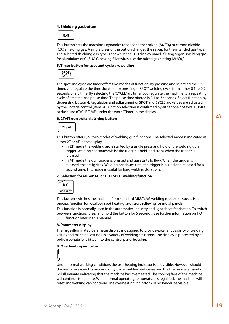 Kemppi RA User Manual | Page 21 / 38
