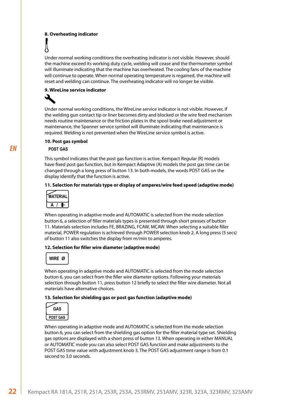 Kemppi RA User Manual | Page 24 / 38