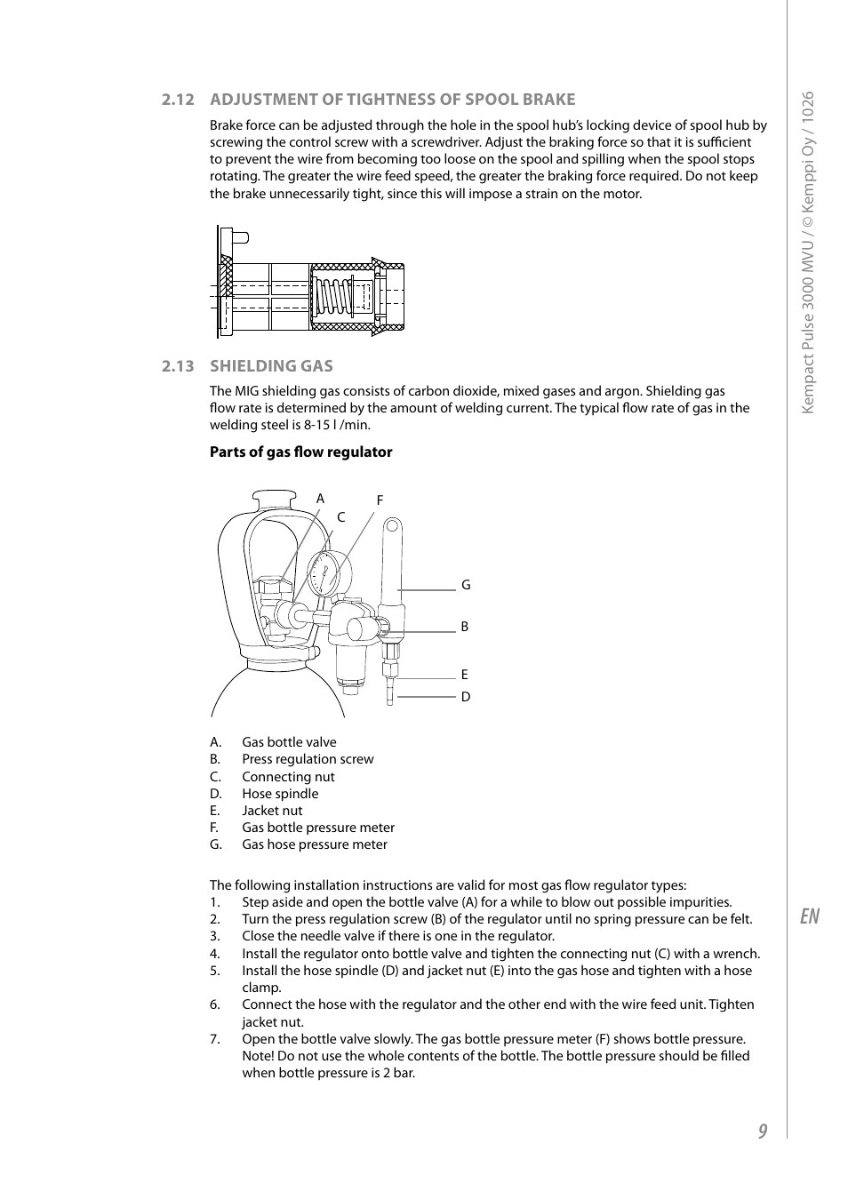 Kemppi Pulse 3000 MVU User Manual | Page 11 / 24
