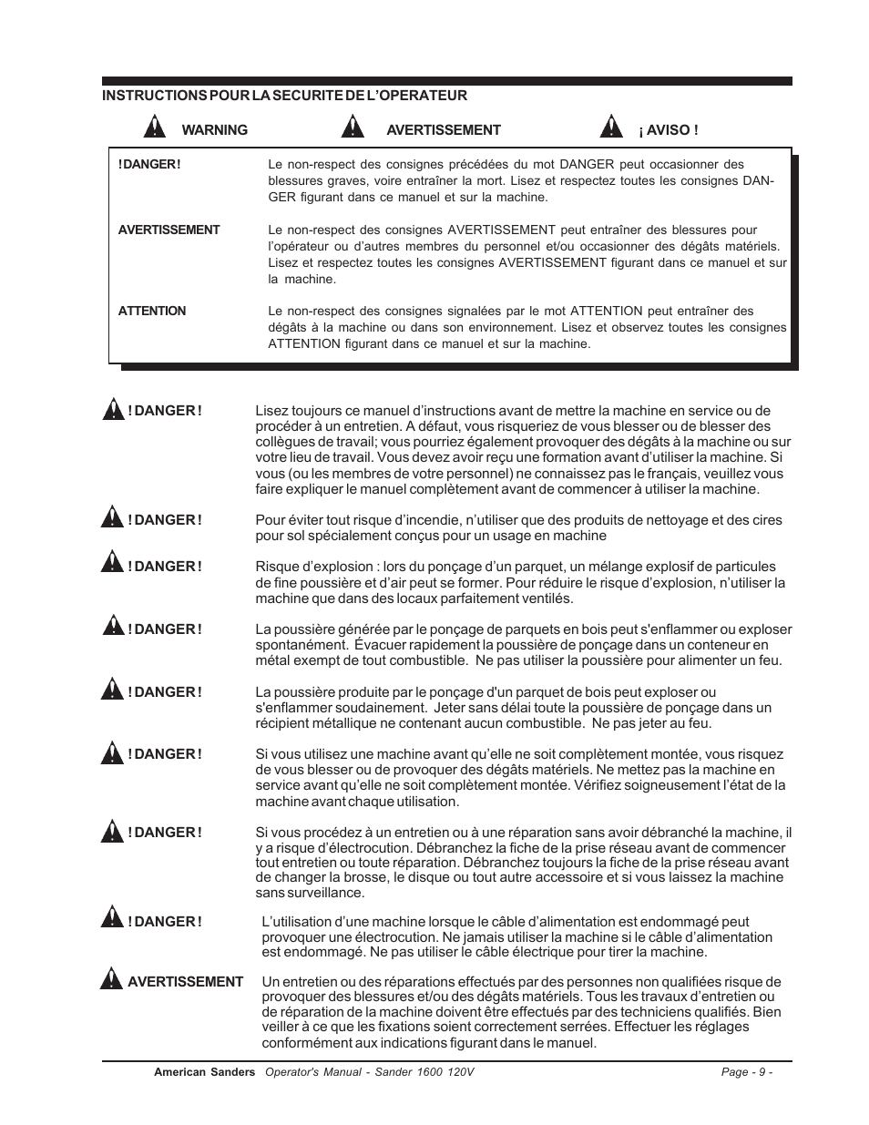 Clarke 1600 User Manual | Page 9 / 32