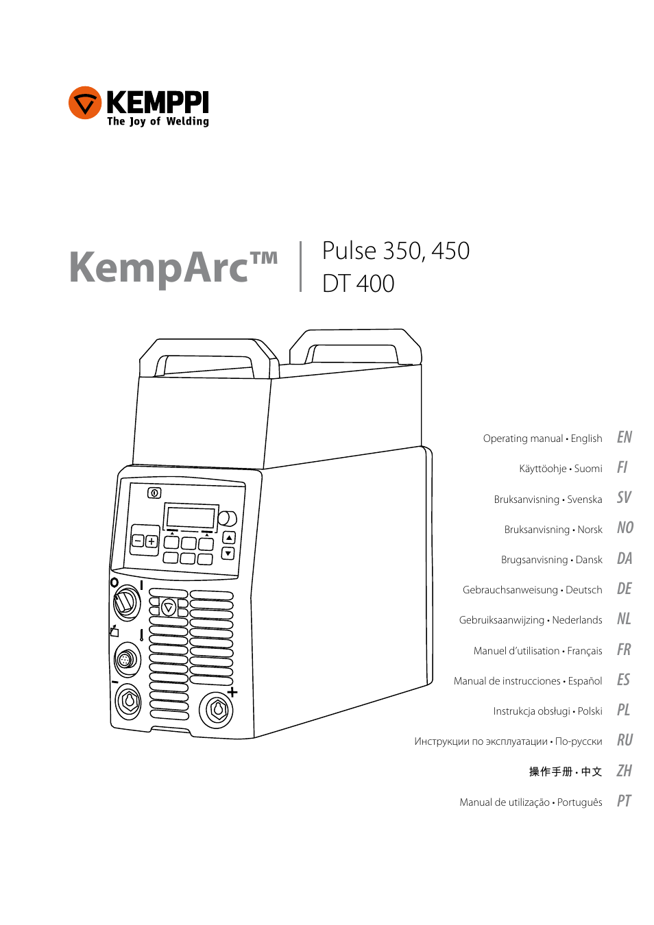 Kemppi Pulse 350 User Manual | 34 pages