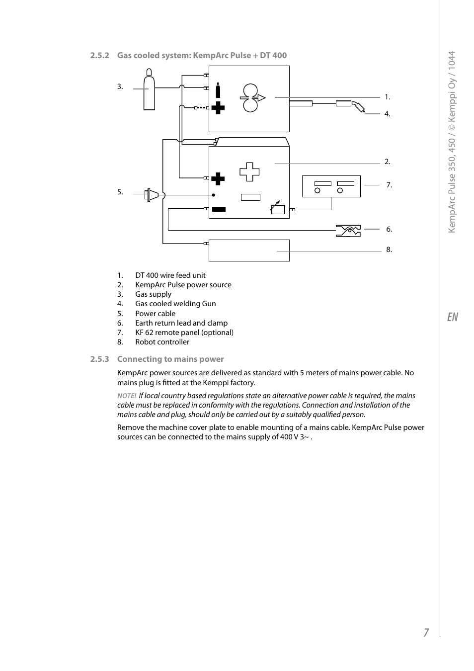 Kemppi Pulse 350 User Manual | Page 9 / 34