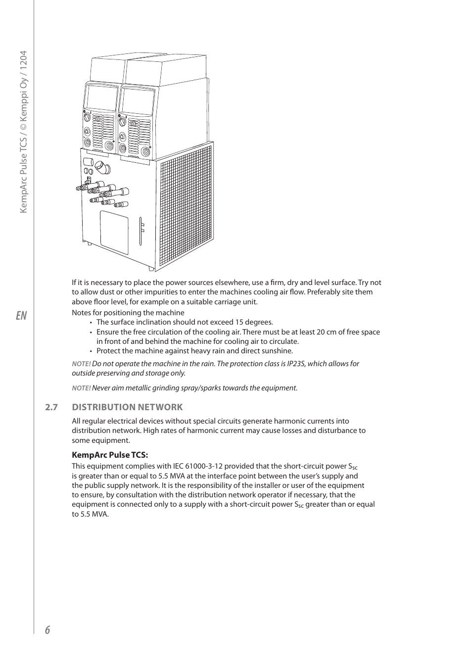Kemppi Pulse TCS User Manual | Page 8 / 38