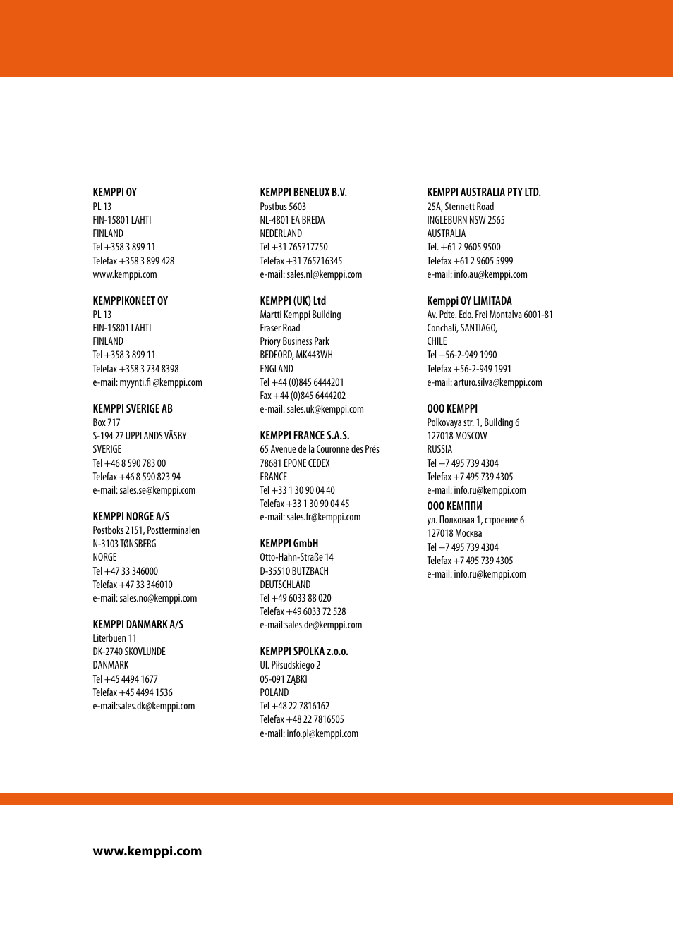 Kemppi KempArc DT400 User Manual | Page 28 / 28