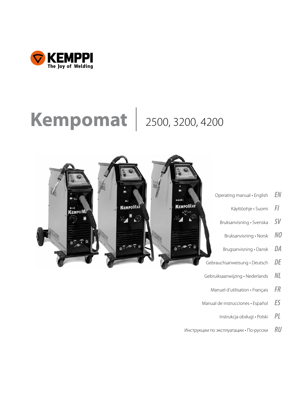 Kemppi Kempomat 2500 User Manual | 26 pages