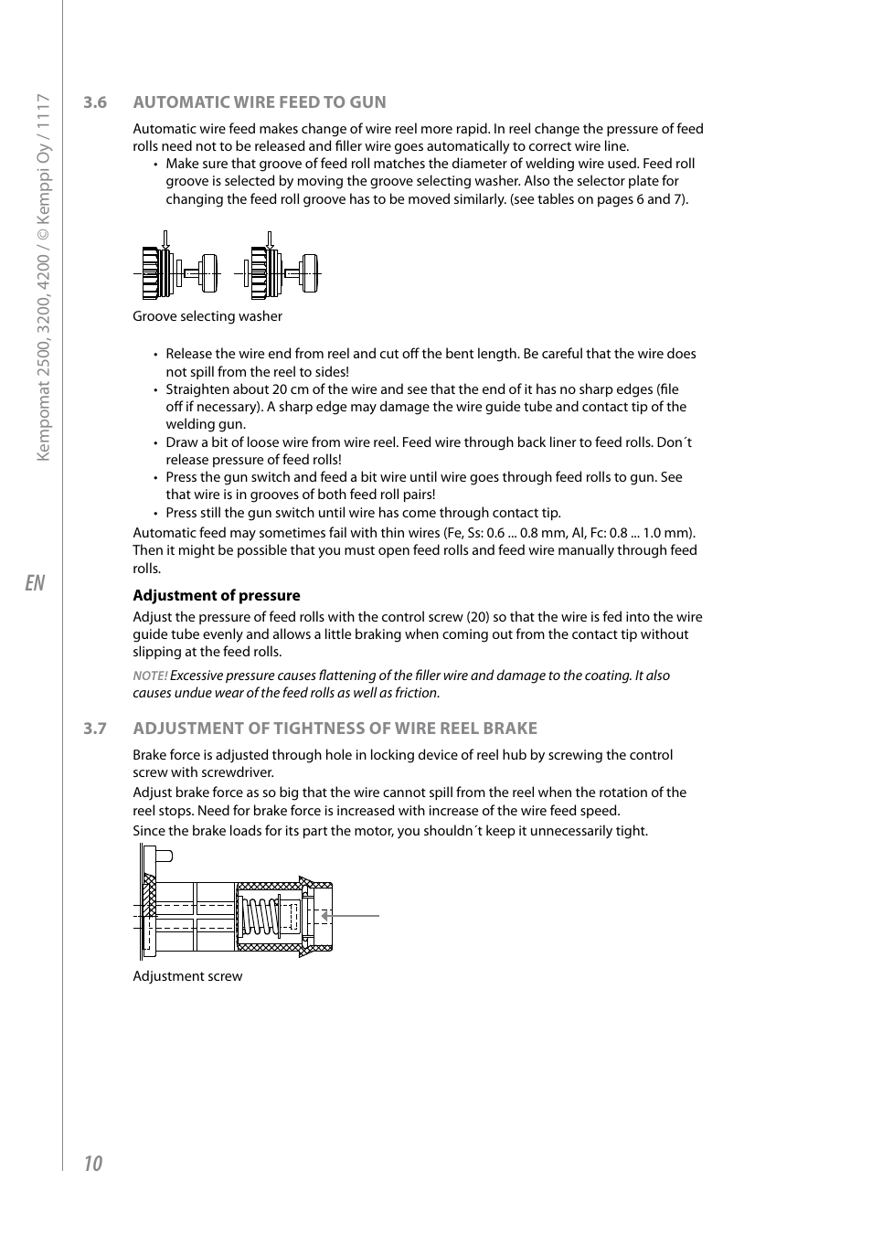 Kemppi Kempomat 2500 User Manual | Page 12 / 26