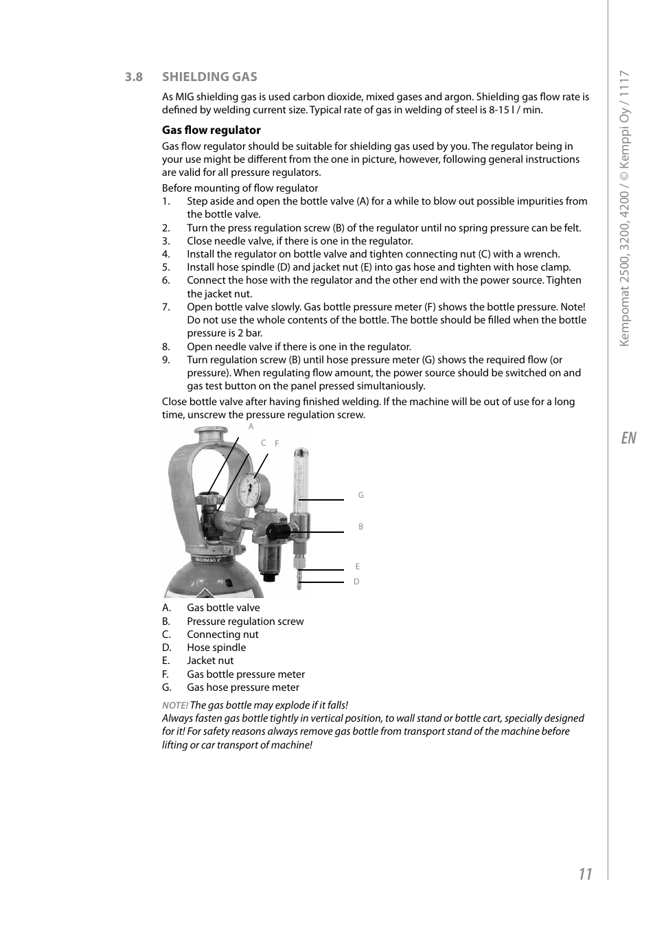 Kemppi Kempomat 2500 User Manual | Page 13 / 26