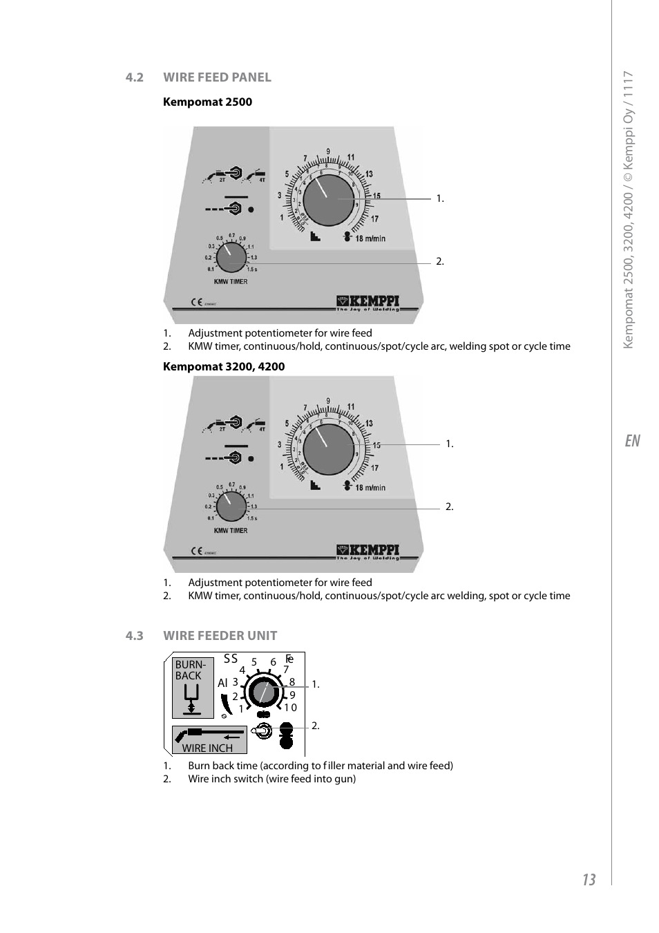 Kemppi Kempomat 2500 User Manual | Page 15 / 26