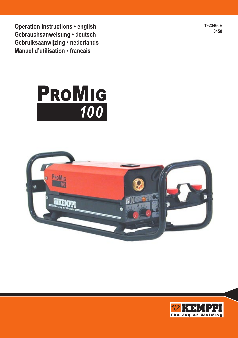 Kemppi Promig 100 User Manual | 19 pages