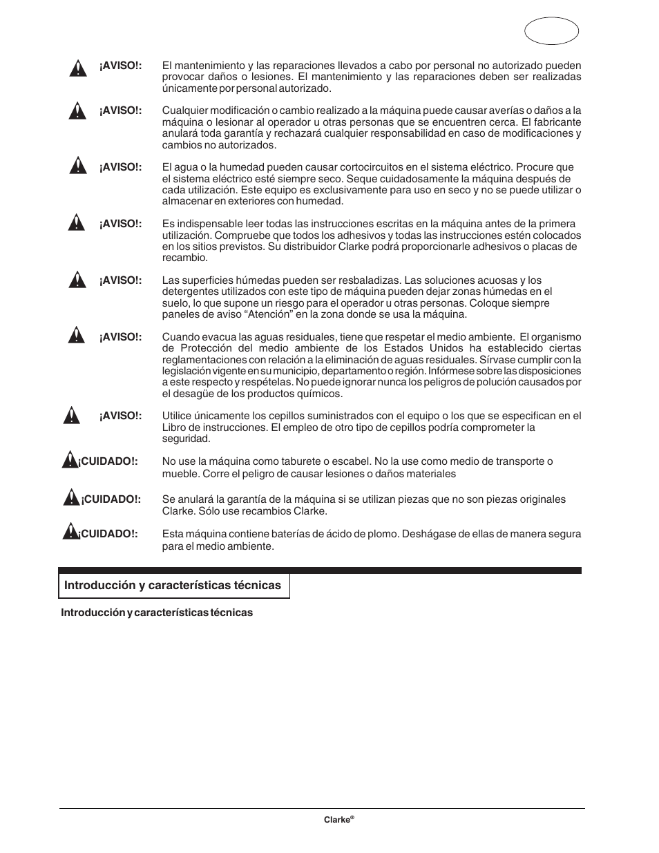 Clarke FOCUS S17 User Manual | Page 30 / 110