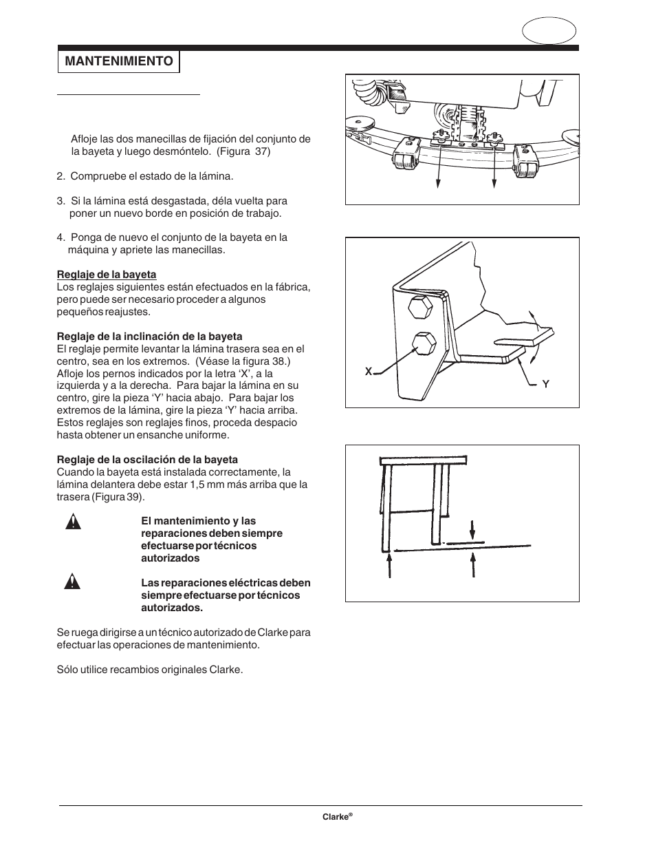 Clarke FOCUS S17 User Manual | Page 50 / 110