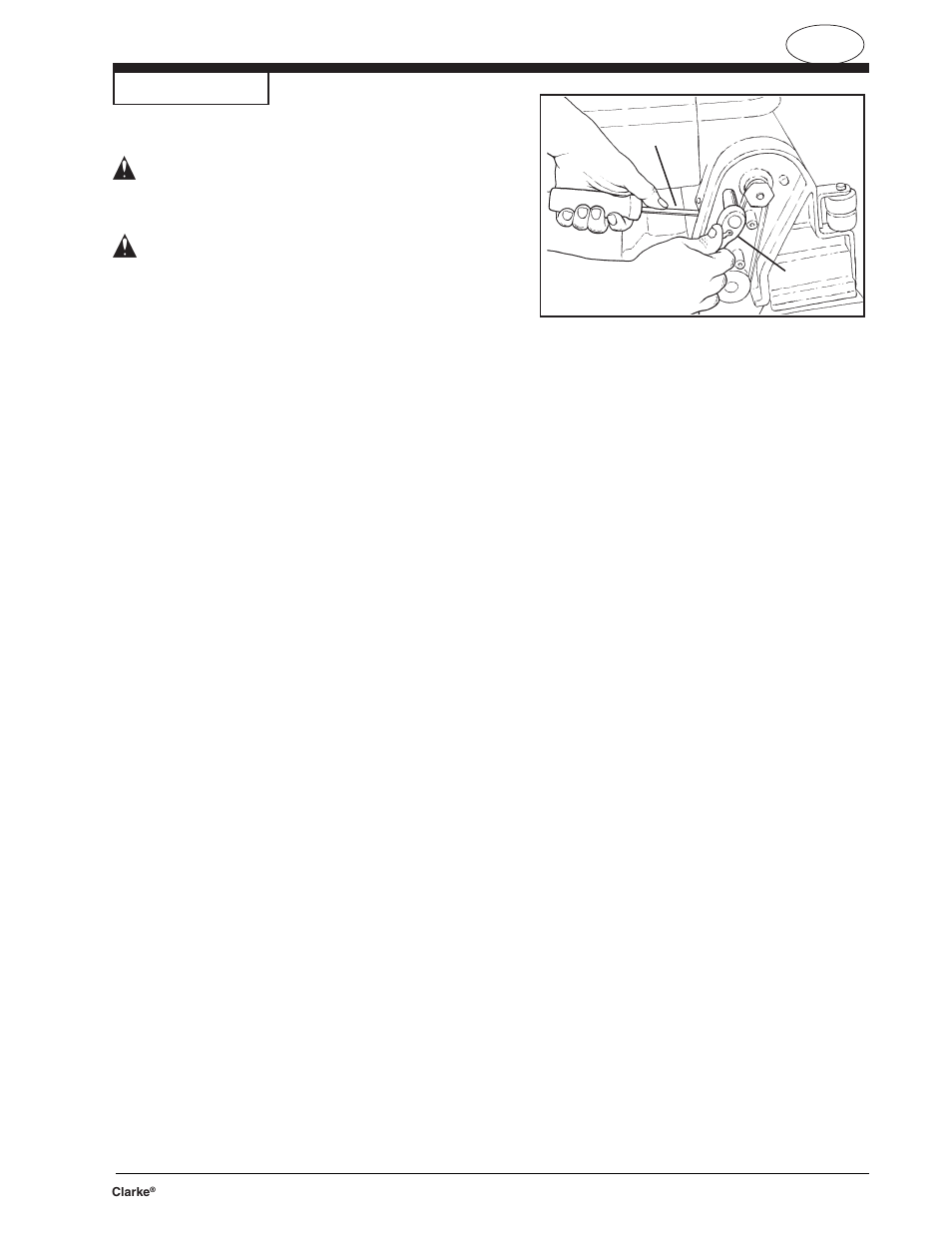 Entretien | Clarke FOCUS S17 User Manual | Page 75 / 110