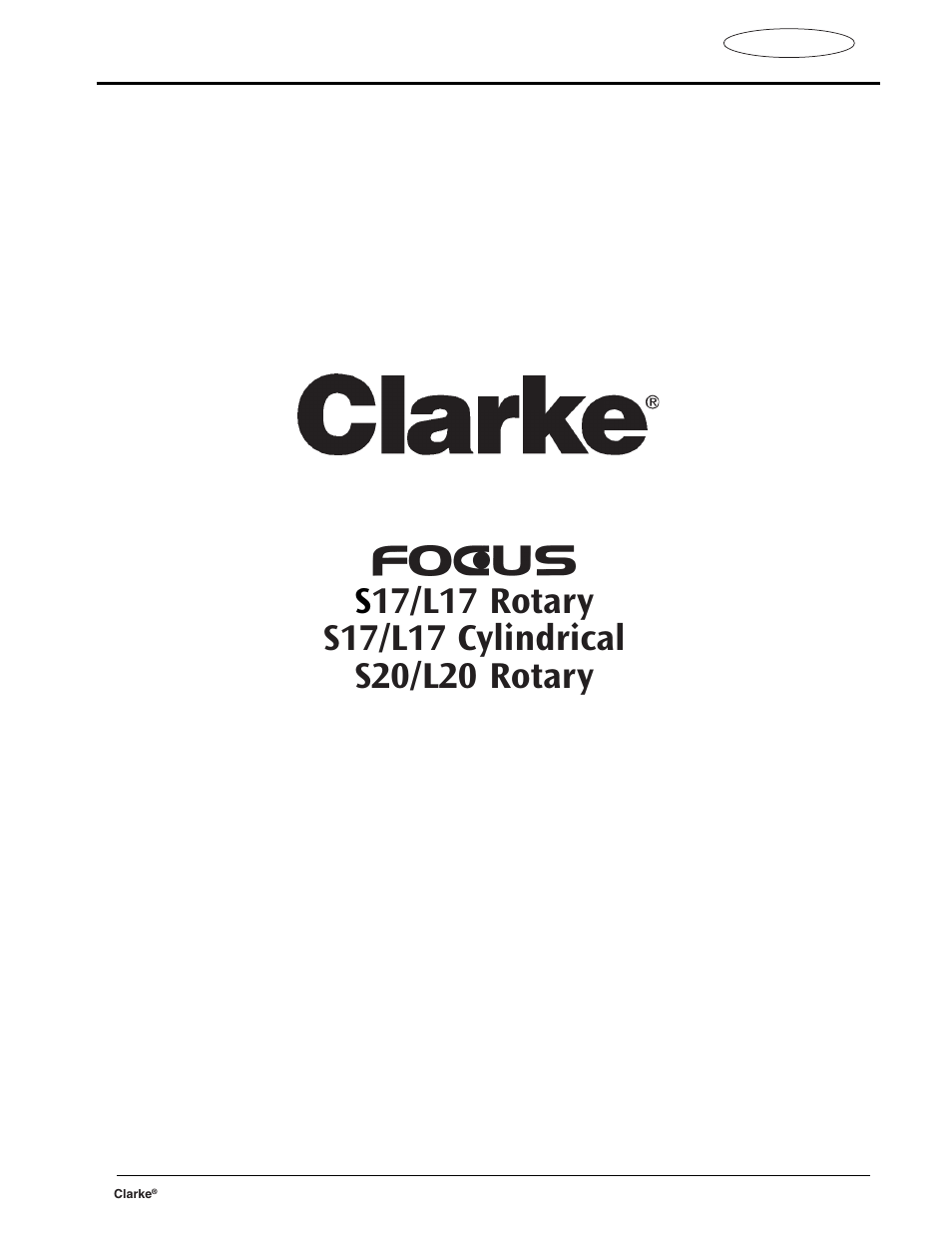 Parts and service manual | Clarke FOCUS S17 User Manual | Page 81 / 110