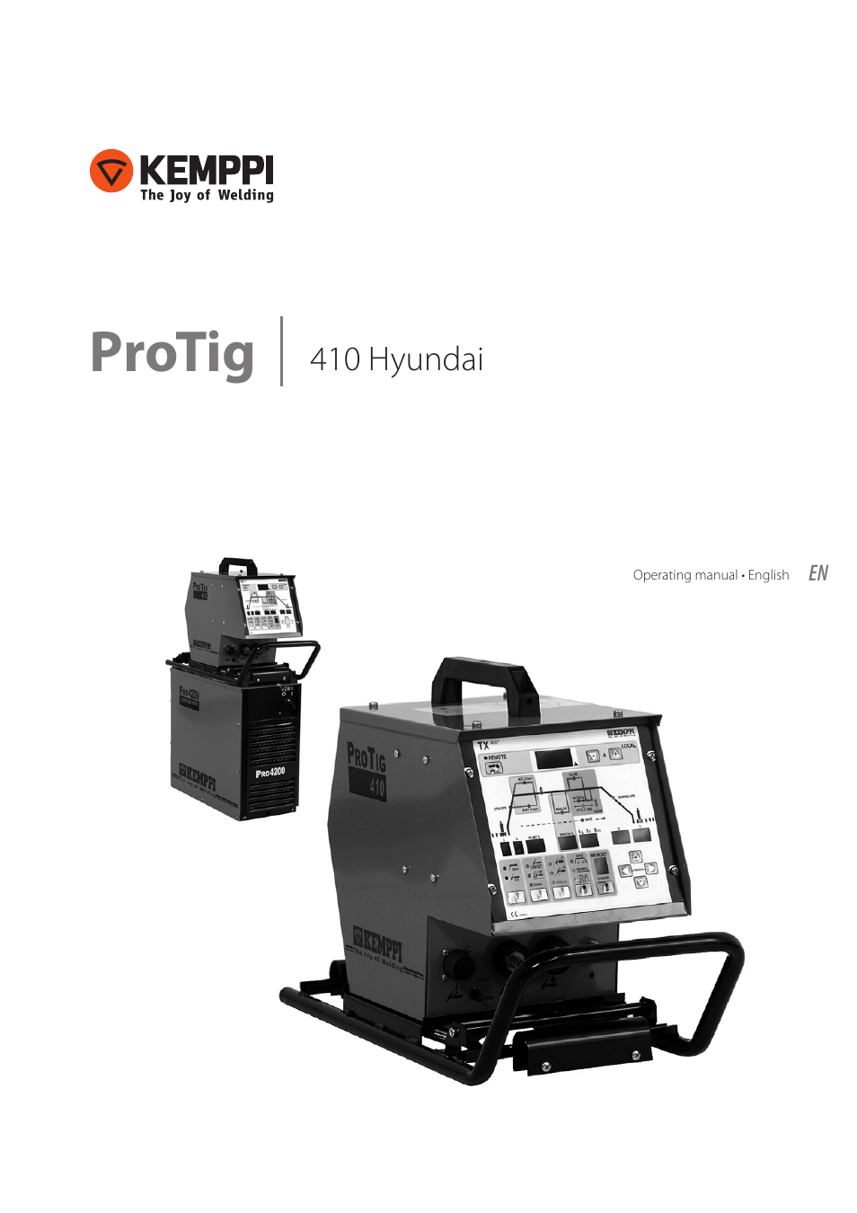 Kemppi Protig 410 User Manual | 28 pages