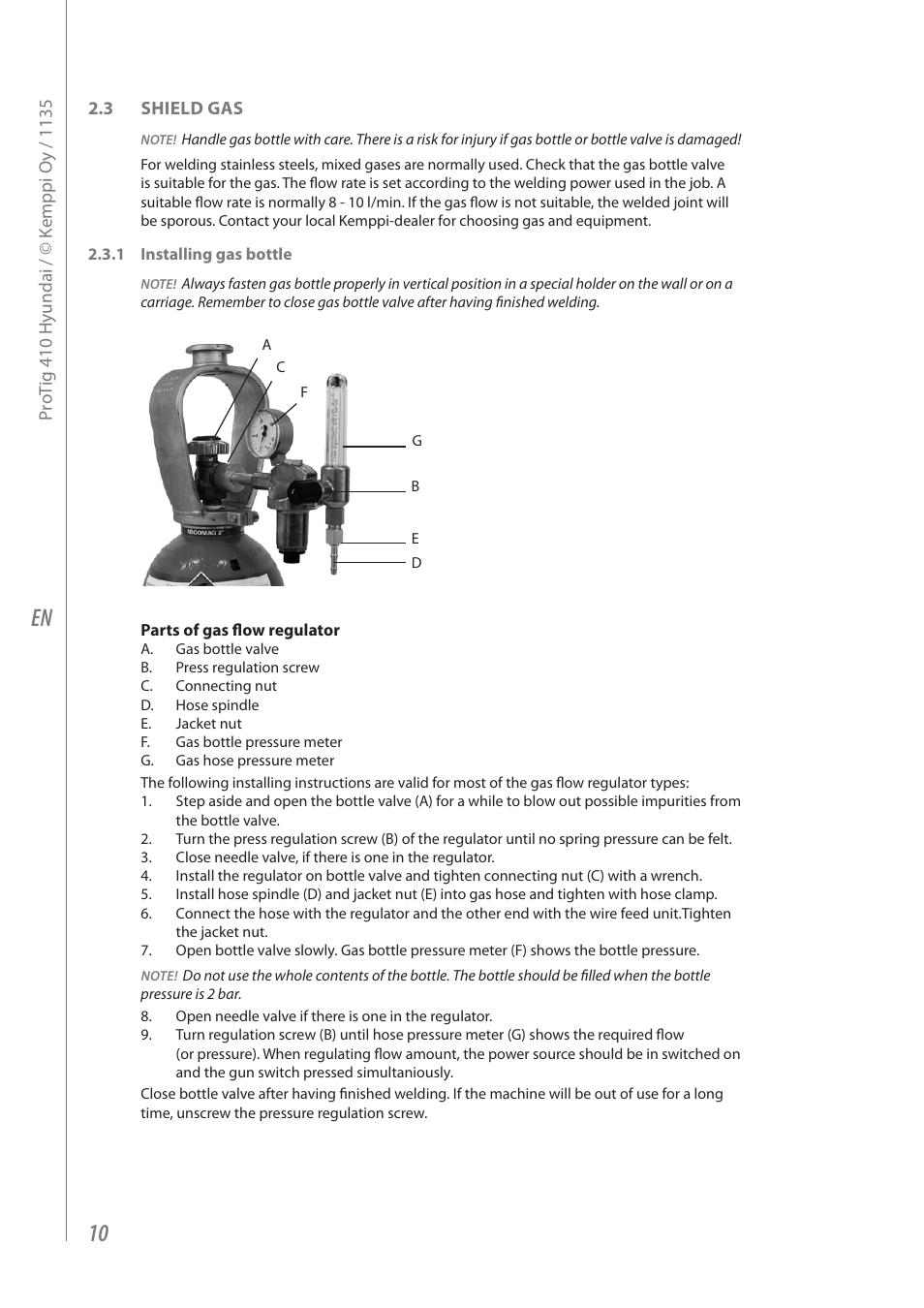 Kemppi Protig 410 User Manual | Page 12 / 28