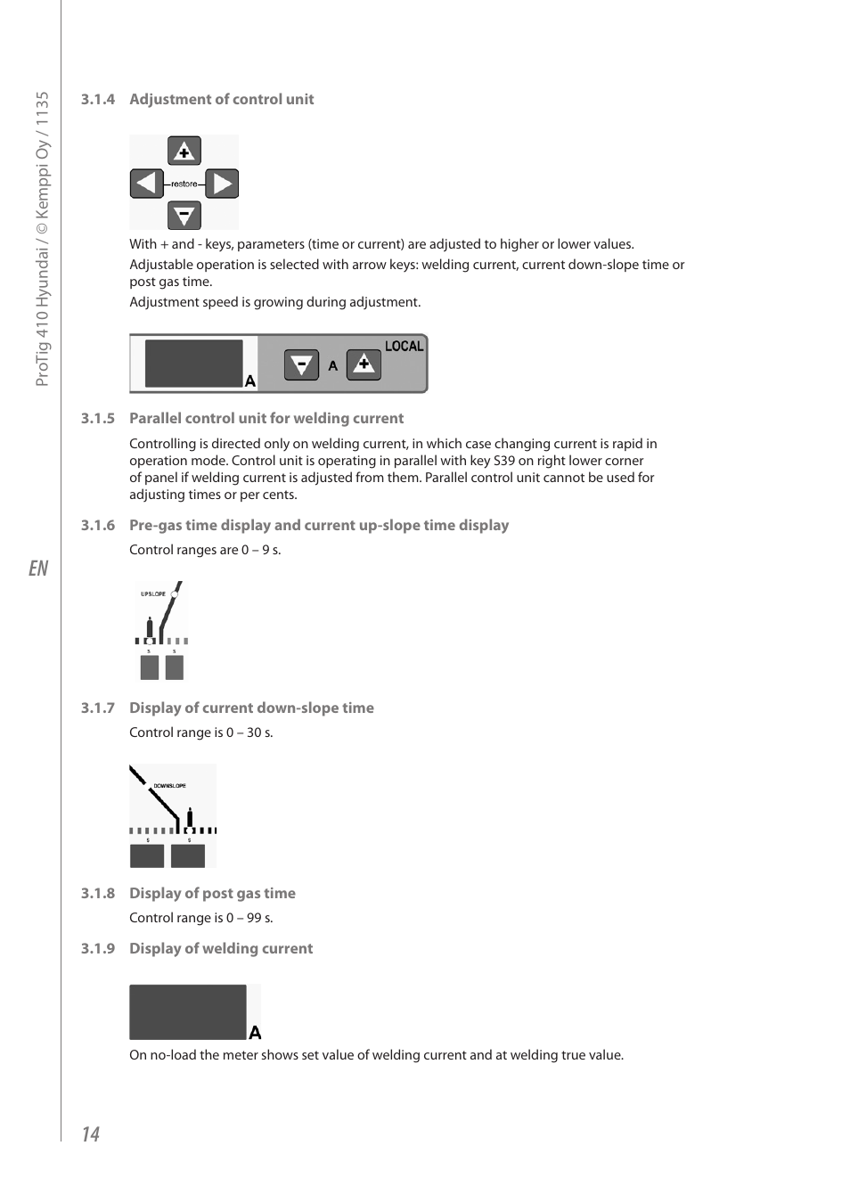 Kemppi Protig 410 User Manual | Page 16 / 28